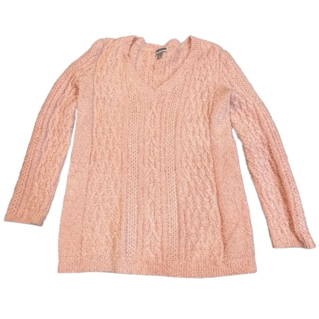 Anthropologie CHELSEA28 x Anthropologie Wool Cashmere Blend Textured Fuzzy Size XS / US 0-2 / IT 36-38 - 3 Thumbnail
