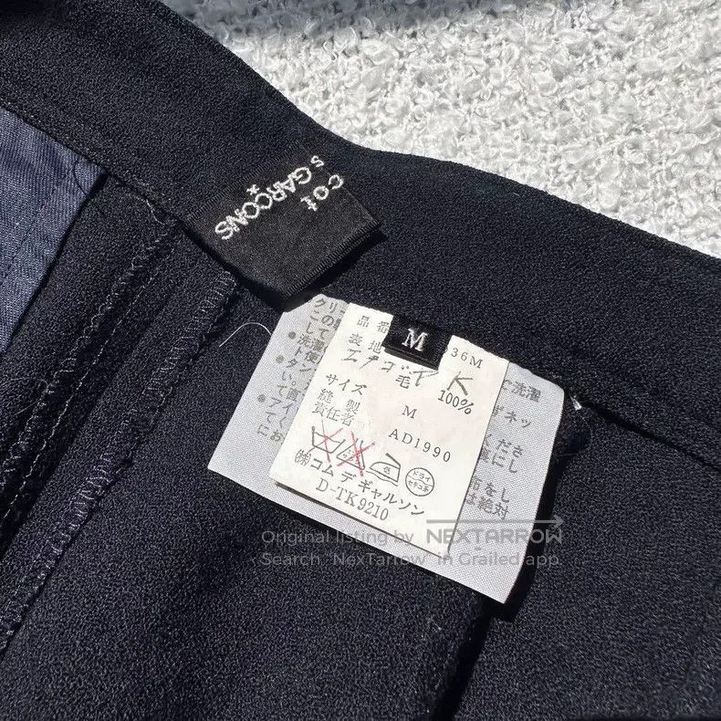 Comme des Garcons Comme des Garcons size M Wool Wide Leg Pants Size 24" / US 00 / IT 34 - 5 Thumbnail