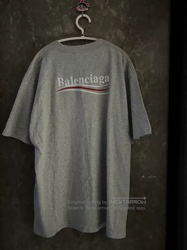 Balenciaga Balenciaga Grey Coke Embroidery Short Sleeve, Size S Size US S / EU 44-46 / 1 - 2 Thumbnail