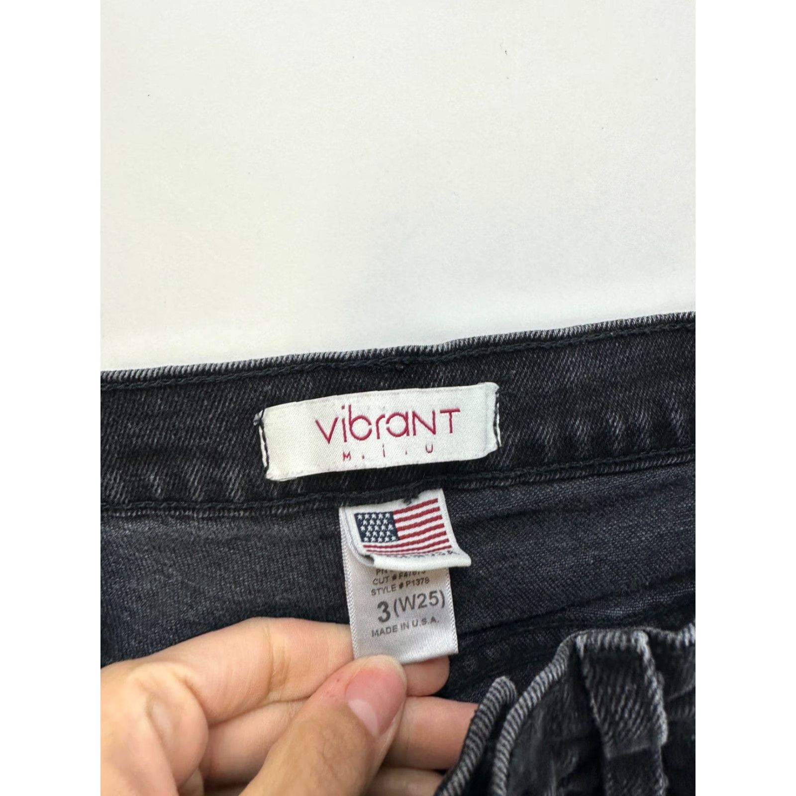 Vintage Vibrant MIU Jeans Women’s 3 Black Skinny Jeans Juniors Women Size 3 Black Size 26" / US 2 / IT 38 - 3 Thumbnail
