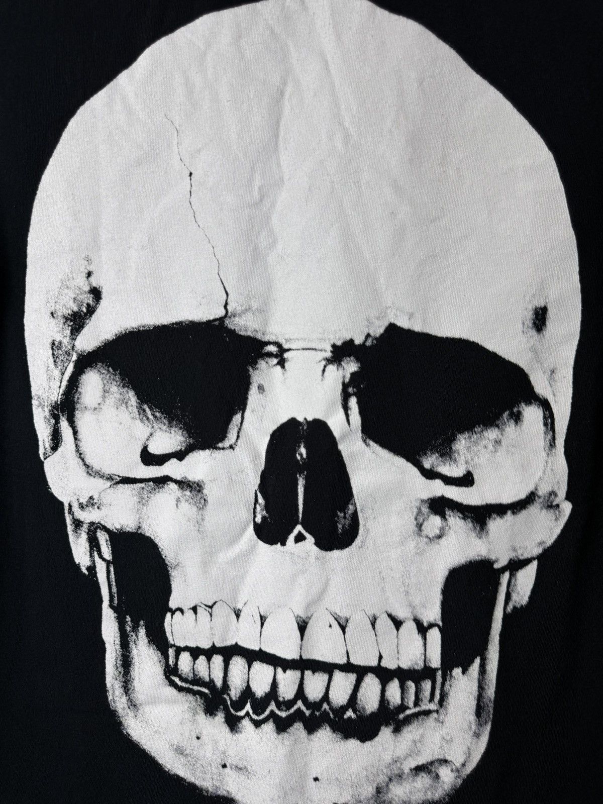 Vintage Vintage Skull Bones T Shirt Travis Scott Style Size US M / EU 48-50 / 2 - 2 Thumbnail