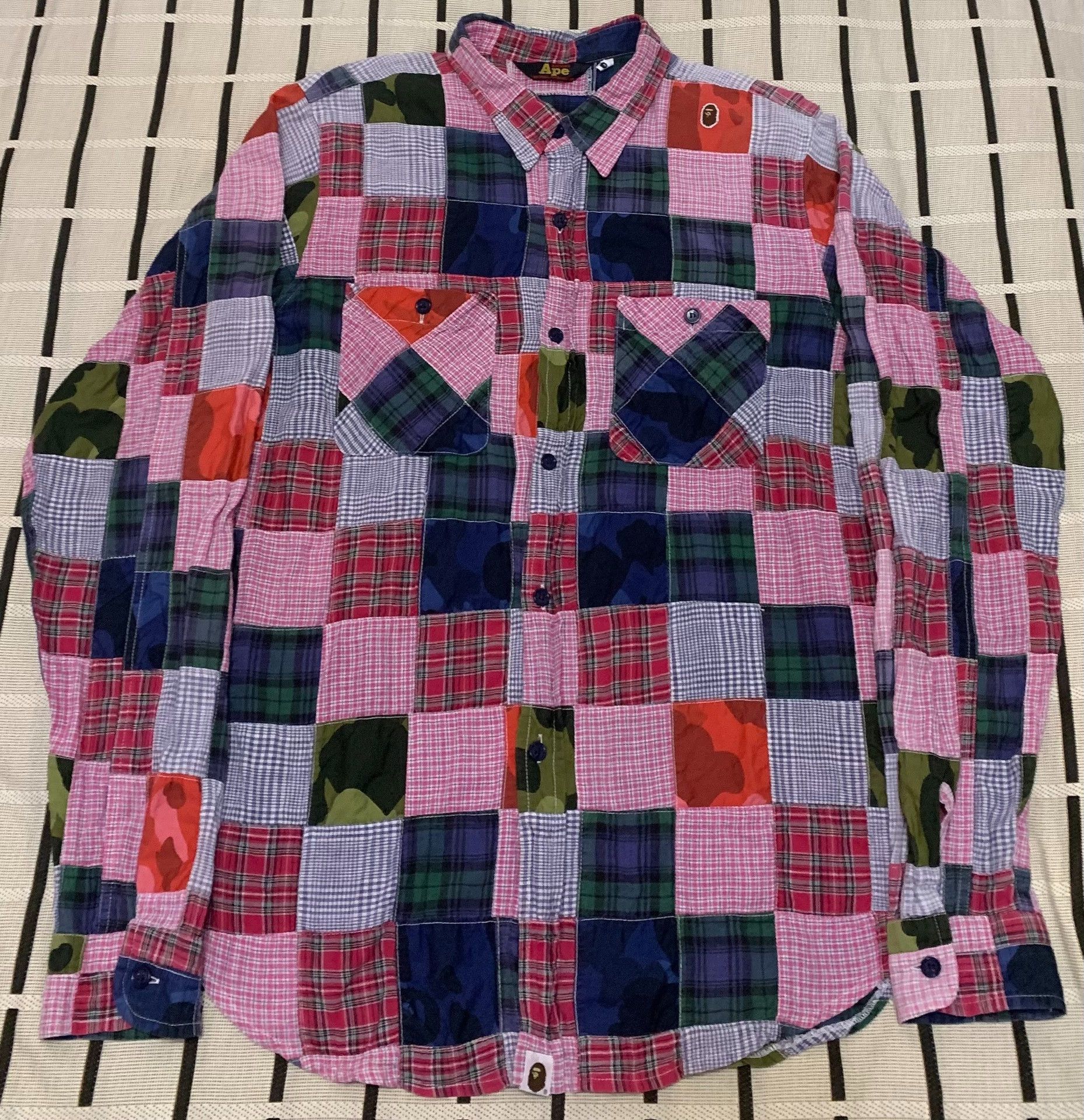 Bape Bape Retro Camo Multi Shirt XL Men Size US XL / EU 56 / 4 - 1 Thumbnail