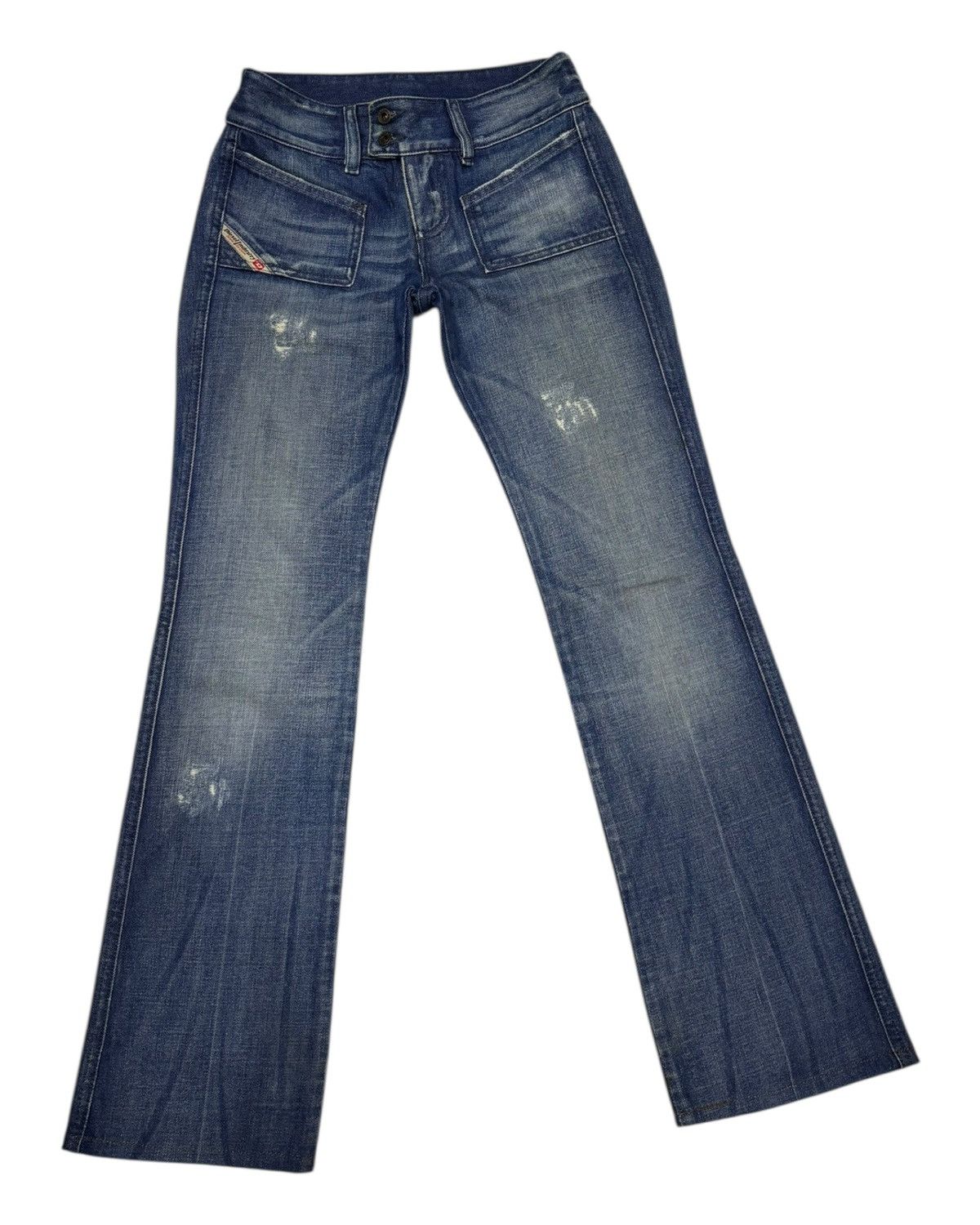 Diesel Vintage Diesel Flare Bootcut Blue Jean Size 24" / US 00 / IT 34 - 3 Thumbnail