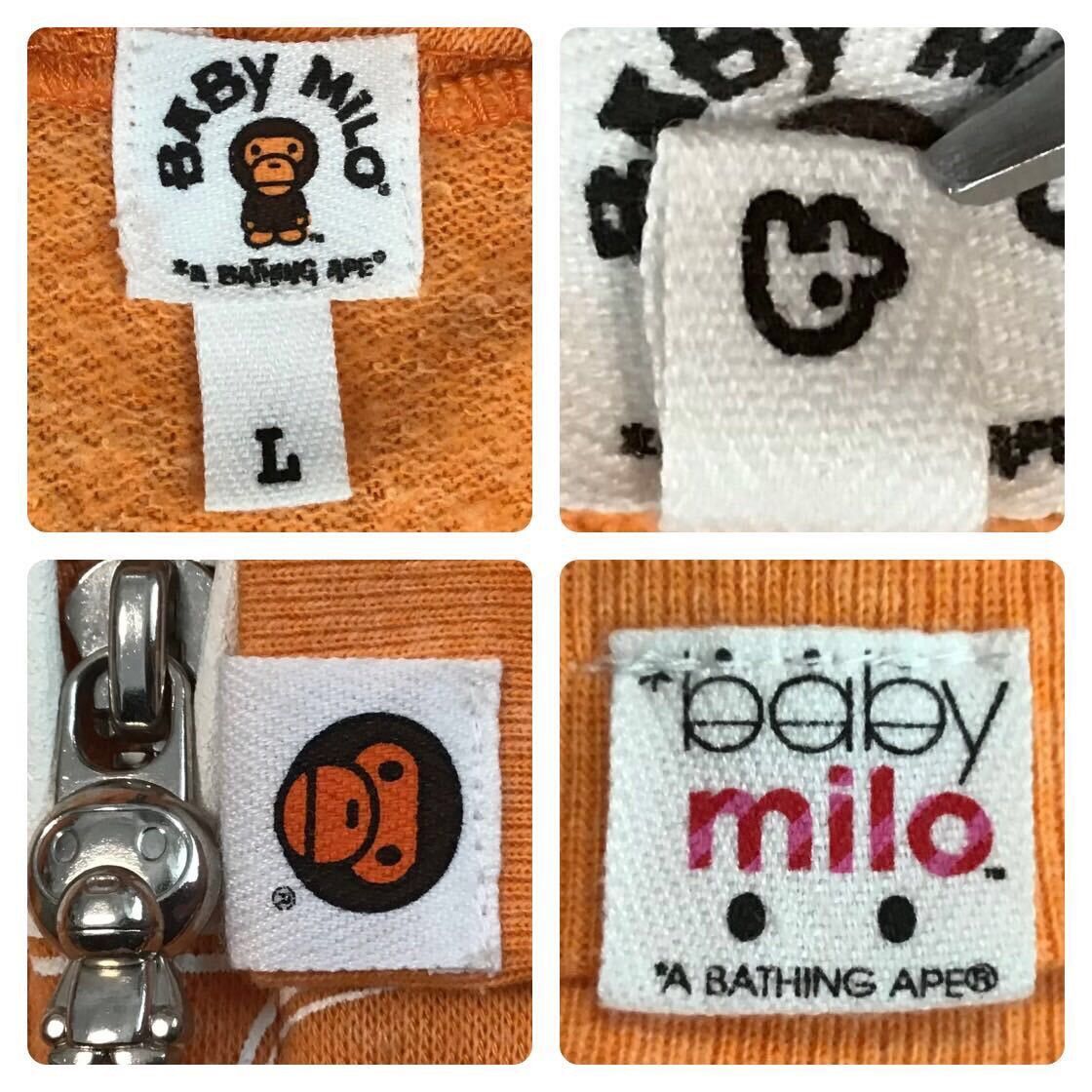 Bape BAPE Sunglass Milo Full Zip Hoodie Orange a bathing ape NIGO Size US L / EU 52-54 / 3 - 8 Thumbnail