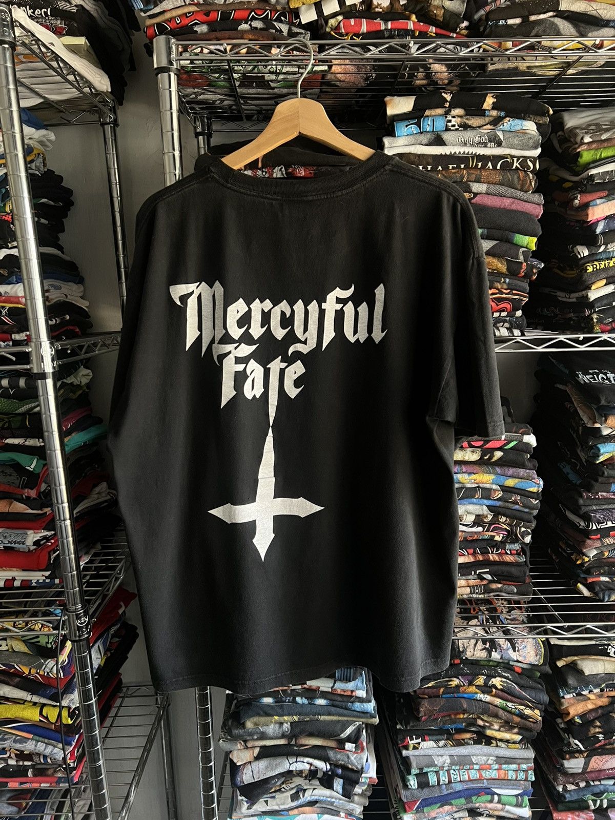 Band Tees 90s Mercyful Fate King Diamond Metal Tee Size US XL / EU 56 / 4 - 2 Thumbnail