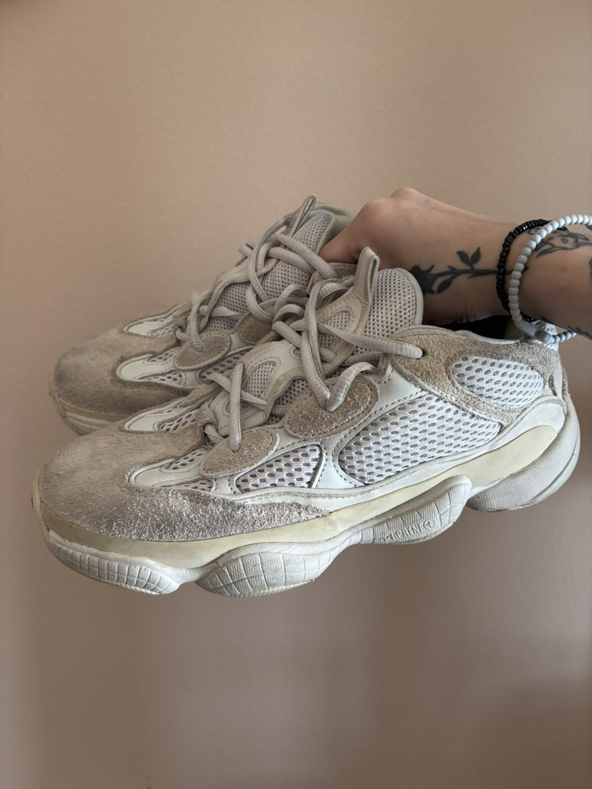 Yeezy Adidas Yeezy 500 'Blush' Size US 7 / EU 40 - 6 Thumbnail