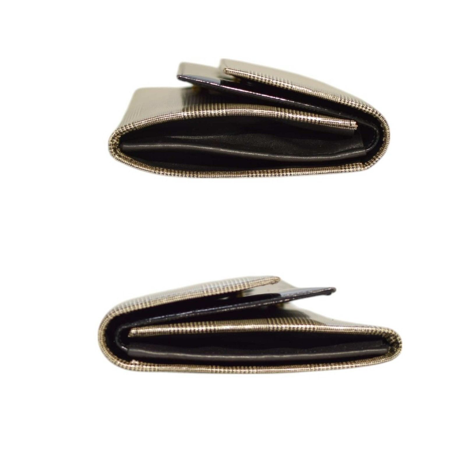 Gianfranco Ferre Gianfranco Ferre Prince de Galle & Black Patent Leather Clut Size ONE SIZE - 3 Thumbnail