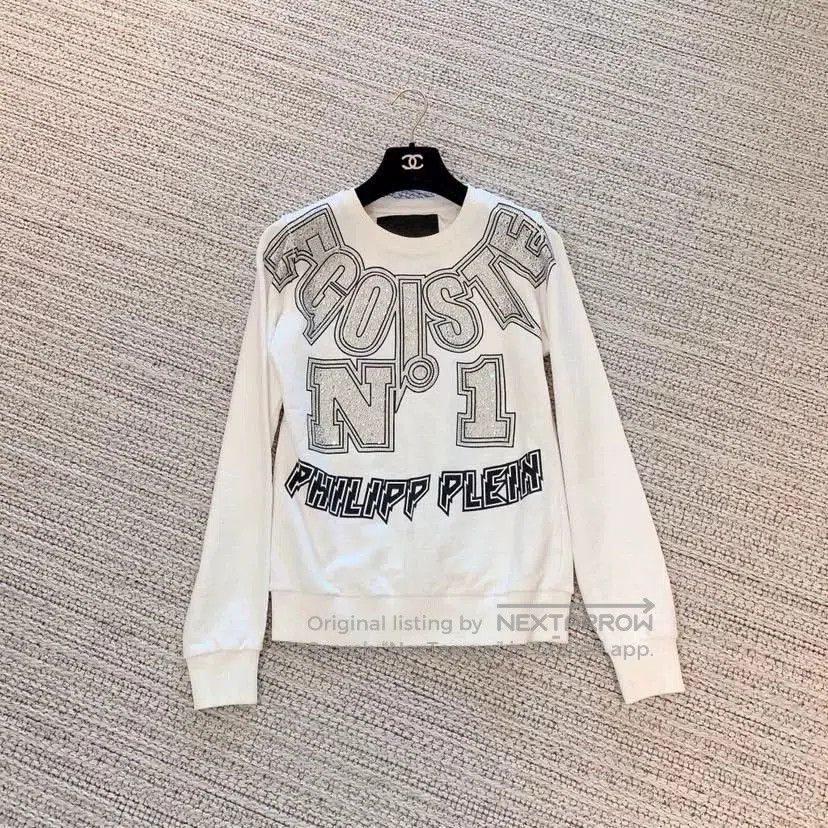Philipp Plein Philipp Plein White Sweatshirt. Size XS / US 0-2 / IT 36-38 - 3 Thumbnail