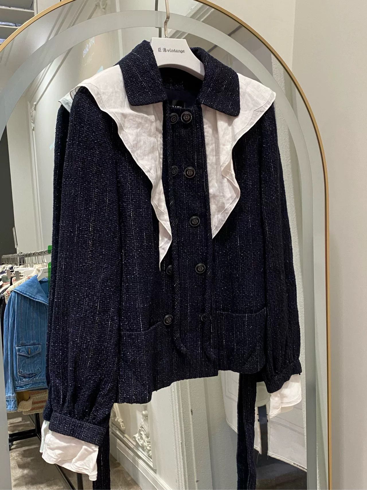 Chanel Chanel 2020 Station Series Blue Coat Size US XS / EU 42 / 0 - 1 Thumbnail