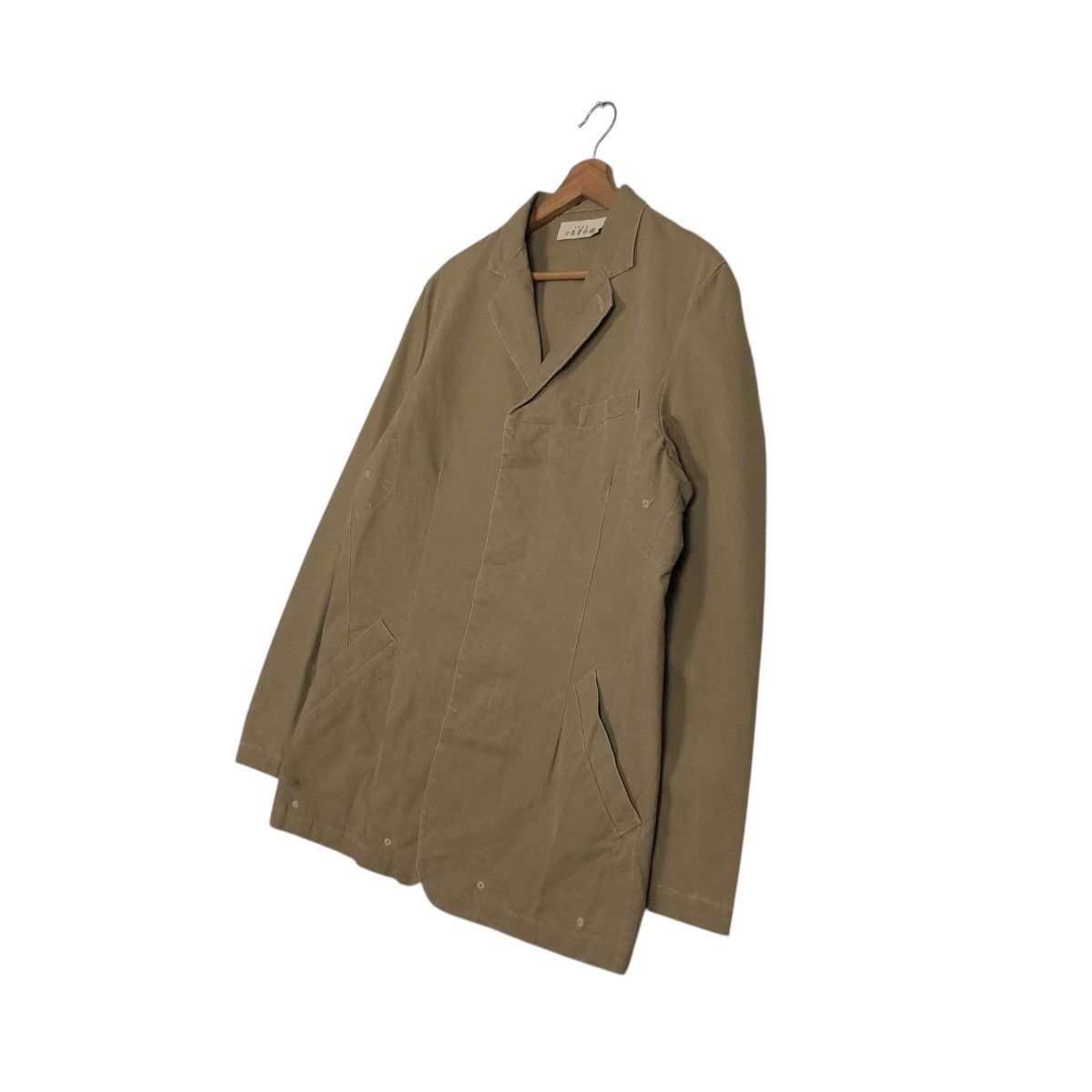 Japanese Brand 🔥VINTAGE DUCK CANVAS CHORE JACKET TESS ISSEY MIYAKE Size US M / EU 48-50 / 2 - 4 Thumbnail