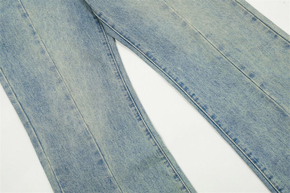 Japanese Brand × Vintage Men's street punk patchwork distressed washed casual jeans Size US 32 / EU 48 - 6 Thumbnail