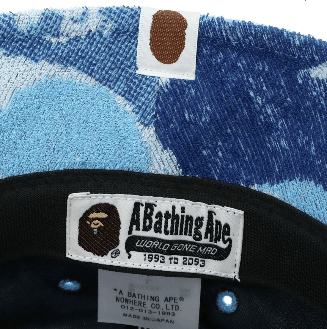 Bape Bape APE BABY ABC CAMO PILE JACQUARD BUCKET HAT Size ONE SIZE - 3 Thumbnail