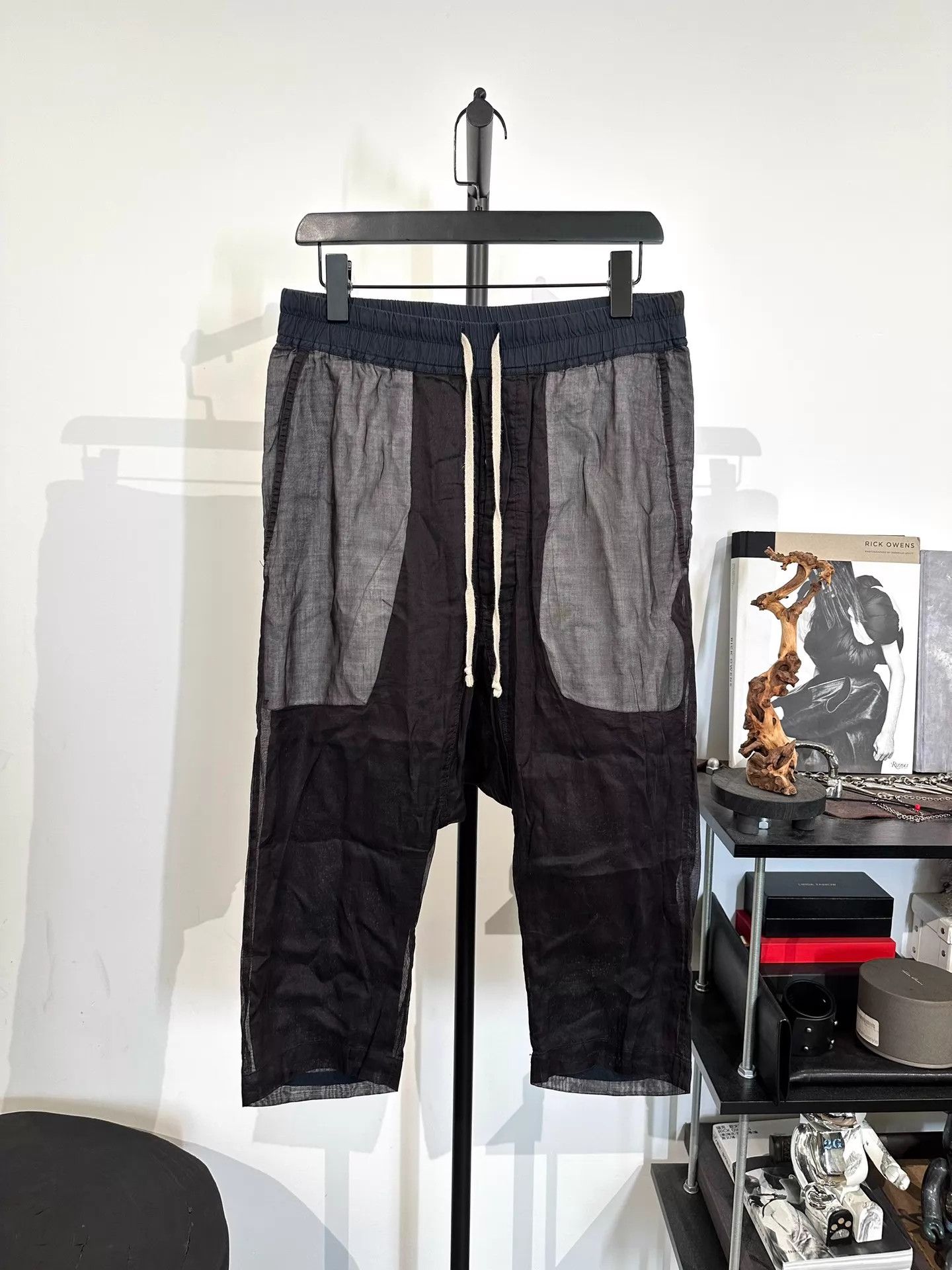 Rick Owens Rick Owens Main Line Double Layer Mesh Cropped Pants 48 Size US 32 / EU 48 - 1 Thumbnail