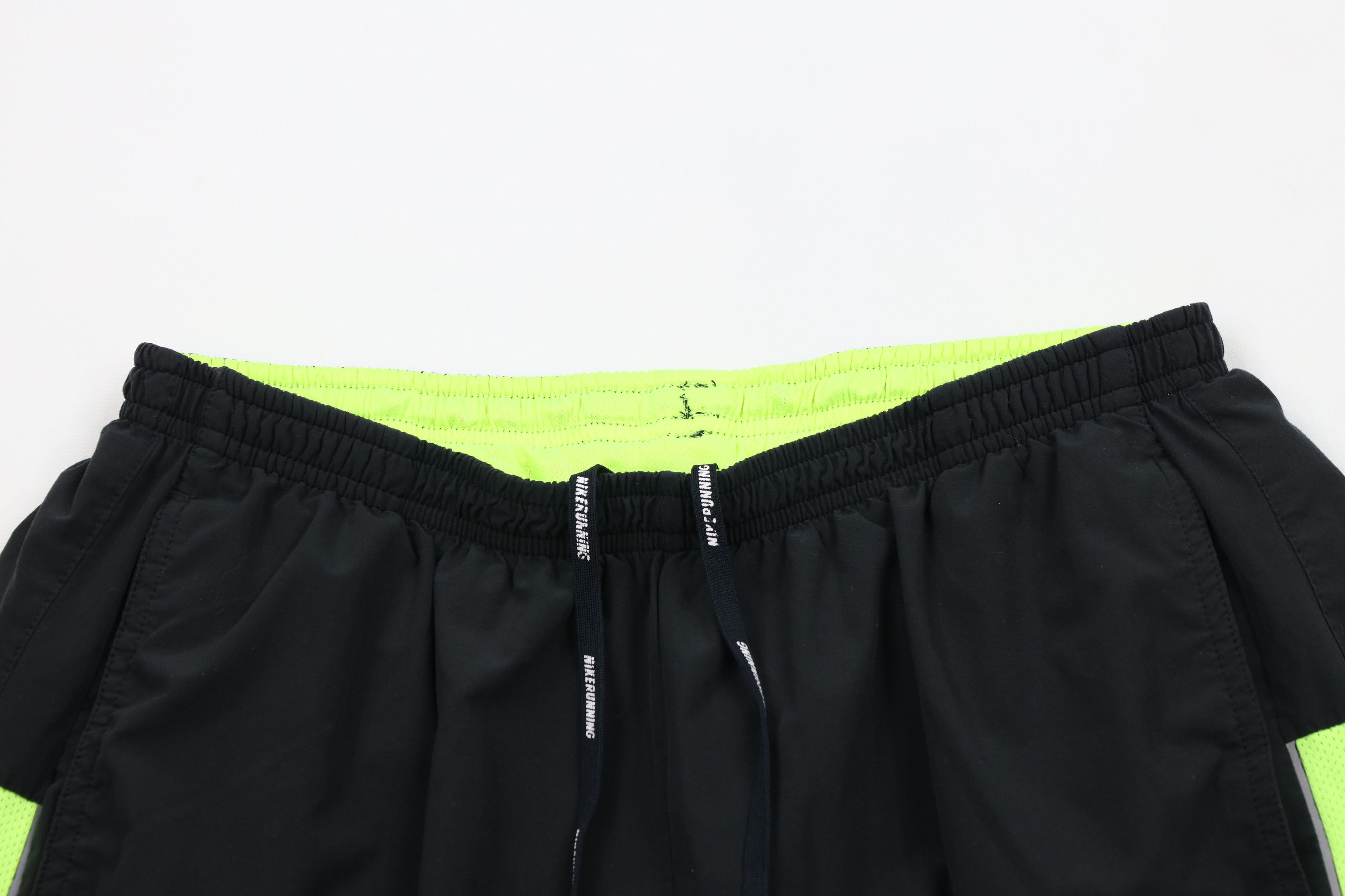 Nike × Vintage Vintage Nike Running Mini Swoosh Reflective Lined Shorts Size US 34 / EU 50 - 2 Thumbnail