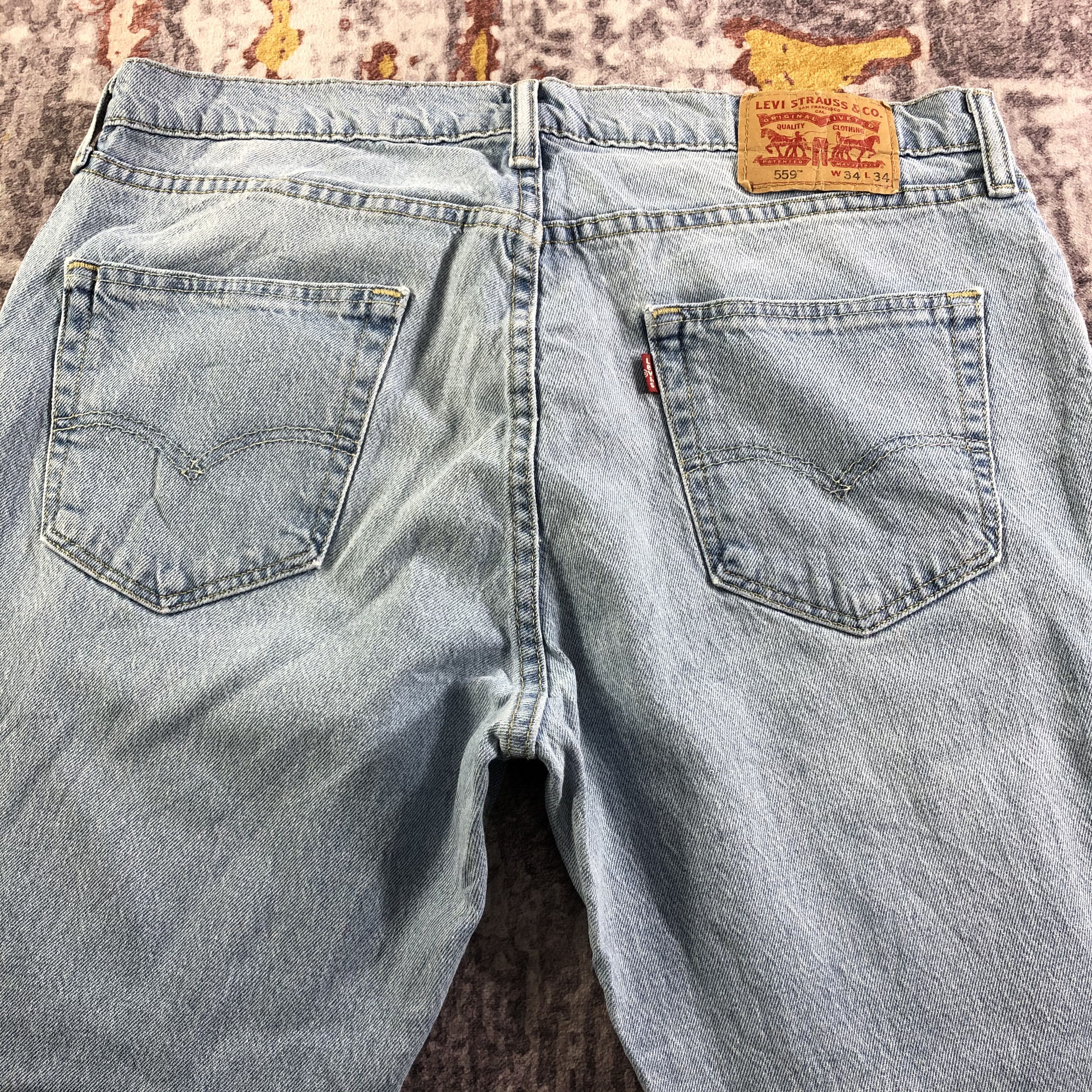 Levi's × Vintage Vintage Light Wash Levis 559 Jeans-JM3362 Size US 36 / EU 52 - 4 Thumbnail