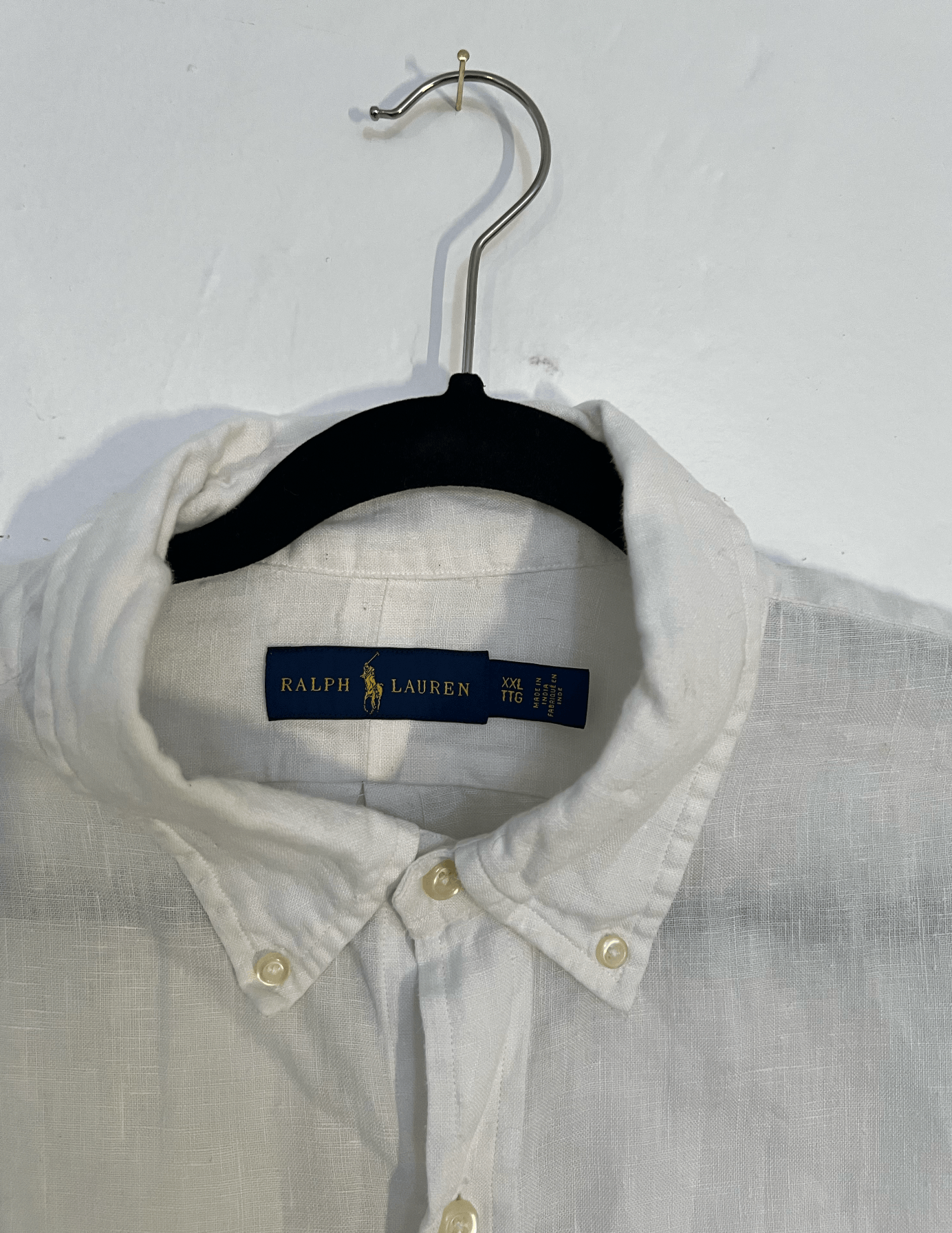 Polo Ralph Lauren Polo Ralph Lauren Linen Short Sleeve Shirt White XXL Size US XXL / EU 58 / 5 - 3 Thumbnail