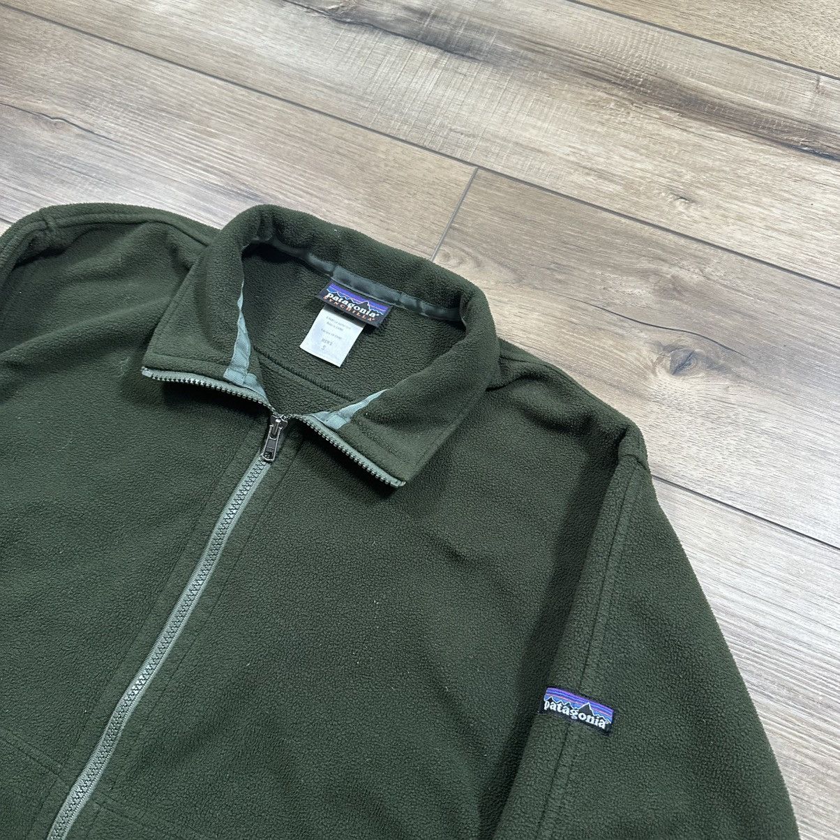 Patagonia Vintage 2000s Patagonia Synchilla Dark Green Zip Up Jacket Size US S / EU 44-46 / 1 - 3 Thumbnail