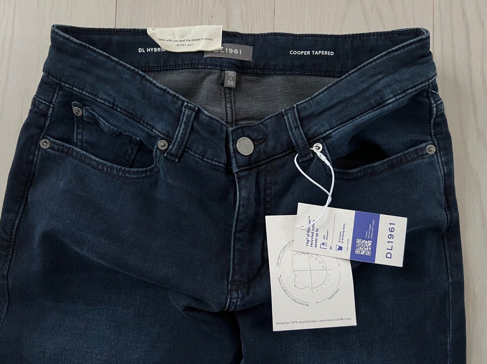 DL1961 DL1961 Hybrid Cooper Tapered Denim Jeans Blue ( 30 ) Size US 30 / EU 46 - 2 Thumbnail