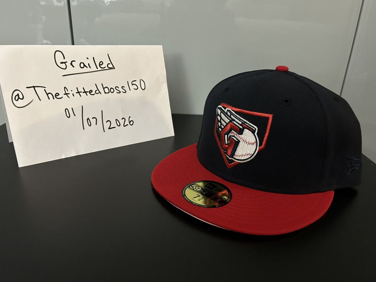 Cleveland Guardians Frosty Preme ! Size 7 5/8 pinky hatclub