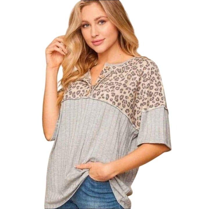 Other Haptics by Holly Harper Gray Animal Print Small Size S / US 4 / IT 40 - 2 Thumbnail