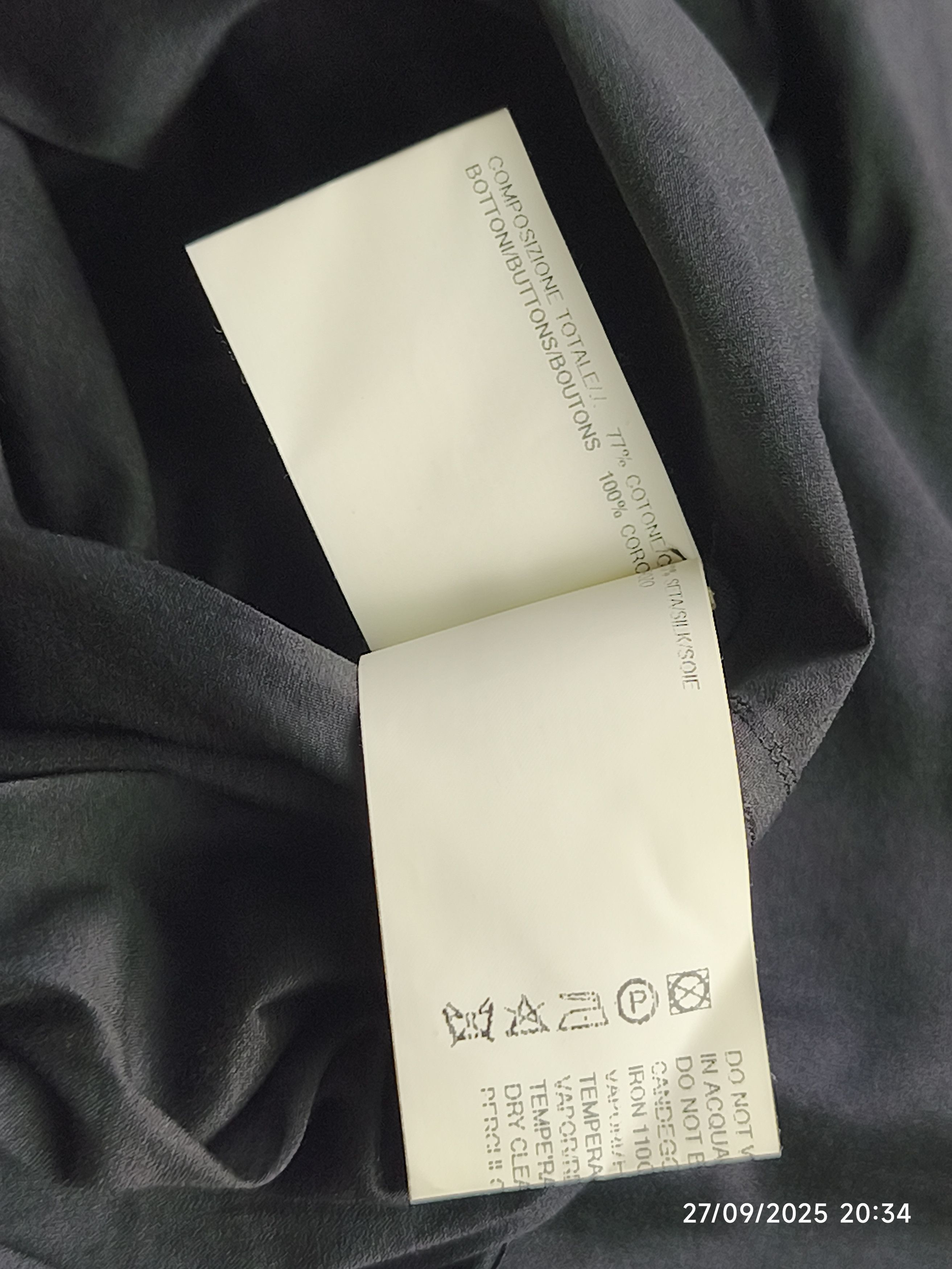 Rick Owens Rick owens mainline cyclops S/S 16 highneck silk shirt Size US M / EU 48-50 / 2 - 16 Thumbnail