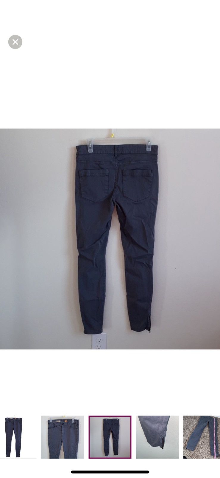 Anthropologie Anthropologie pilcro + the letterpress serif skinny pants Size 27" / US 4 / IT 40 - 3 Thumbnail