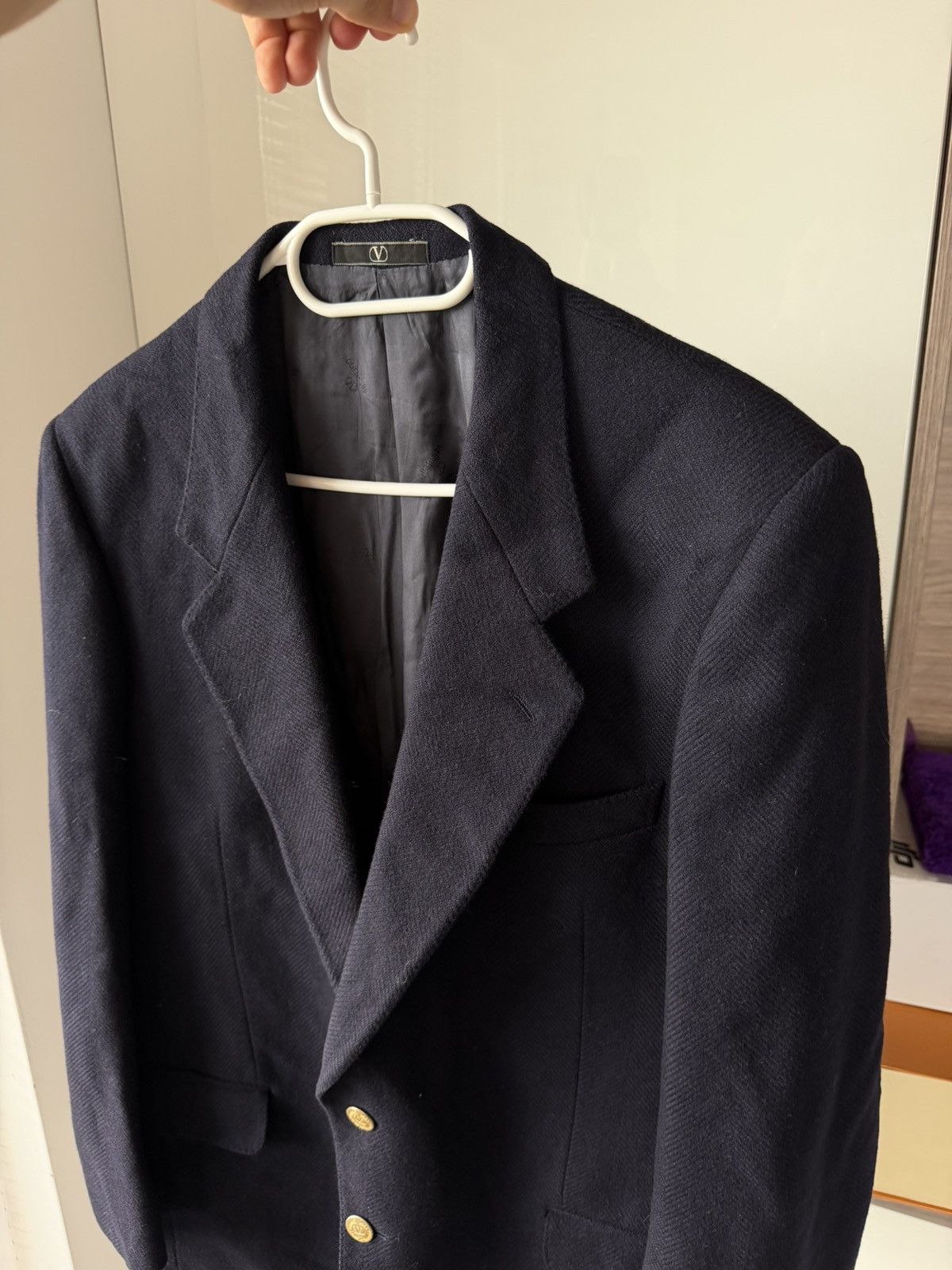 Givenchy Vintage Archival Givenchy Wool/Mohair Luxury Blazer Size 48R - 17 Thumbnail