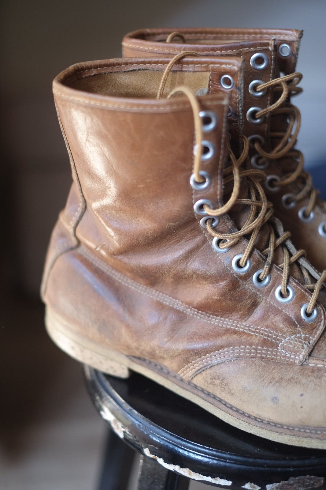 Vintage Vintage Unknown 1960s Moc Toe Boots 10D Size US 10 / EU 43 - 7 Thumbnail