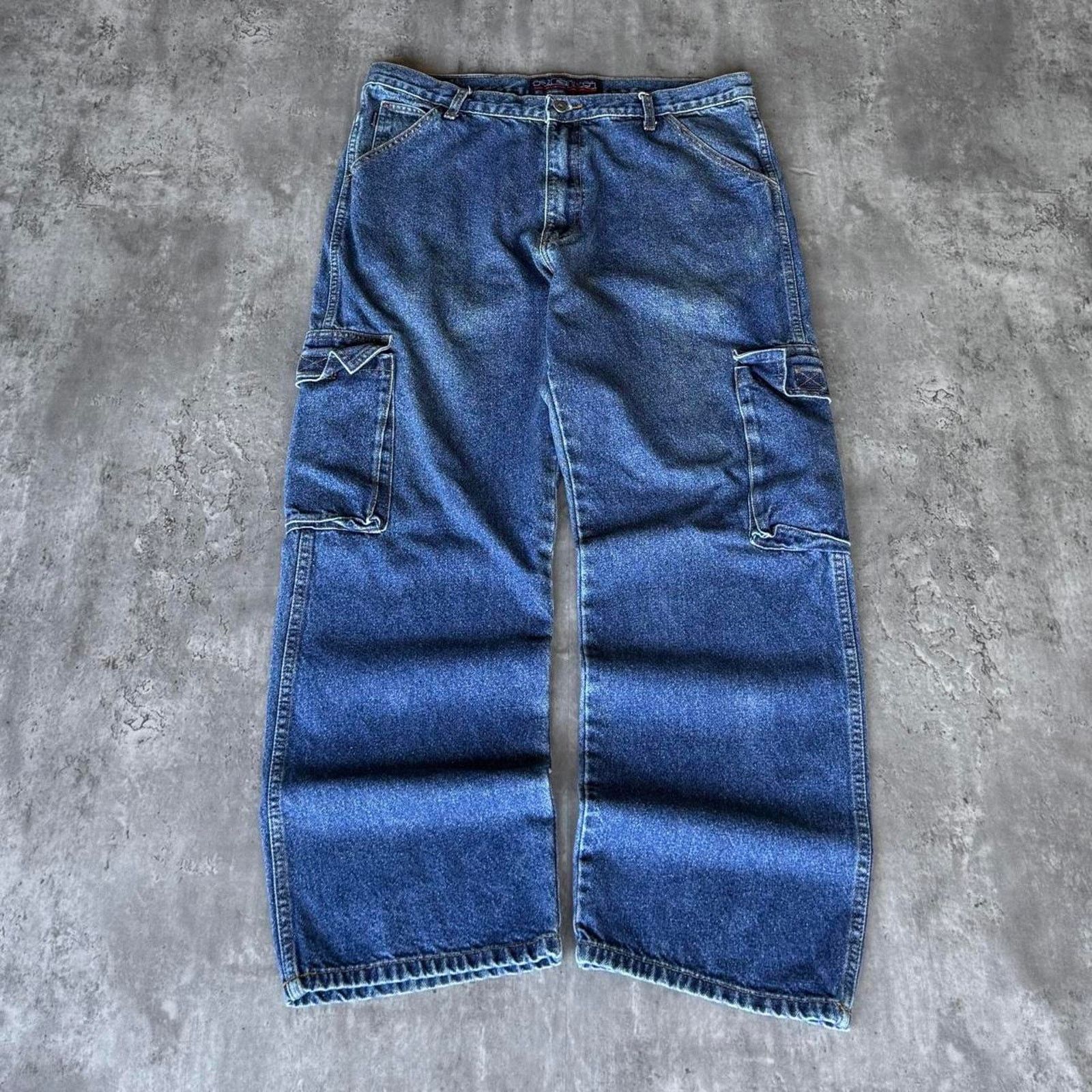 JNCO × Japanese Brand × Vintage Vintage Y2K JNCO Style Baggy Cargo Skater Grunge Opium Jeans Size US 36 / EU 52 - 2 Thumbnail