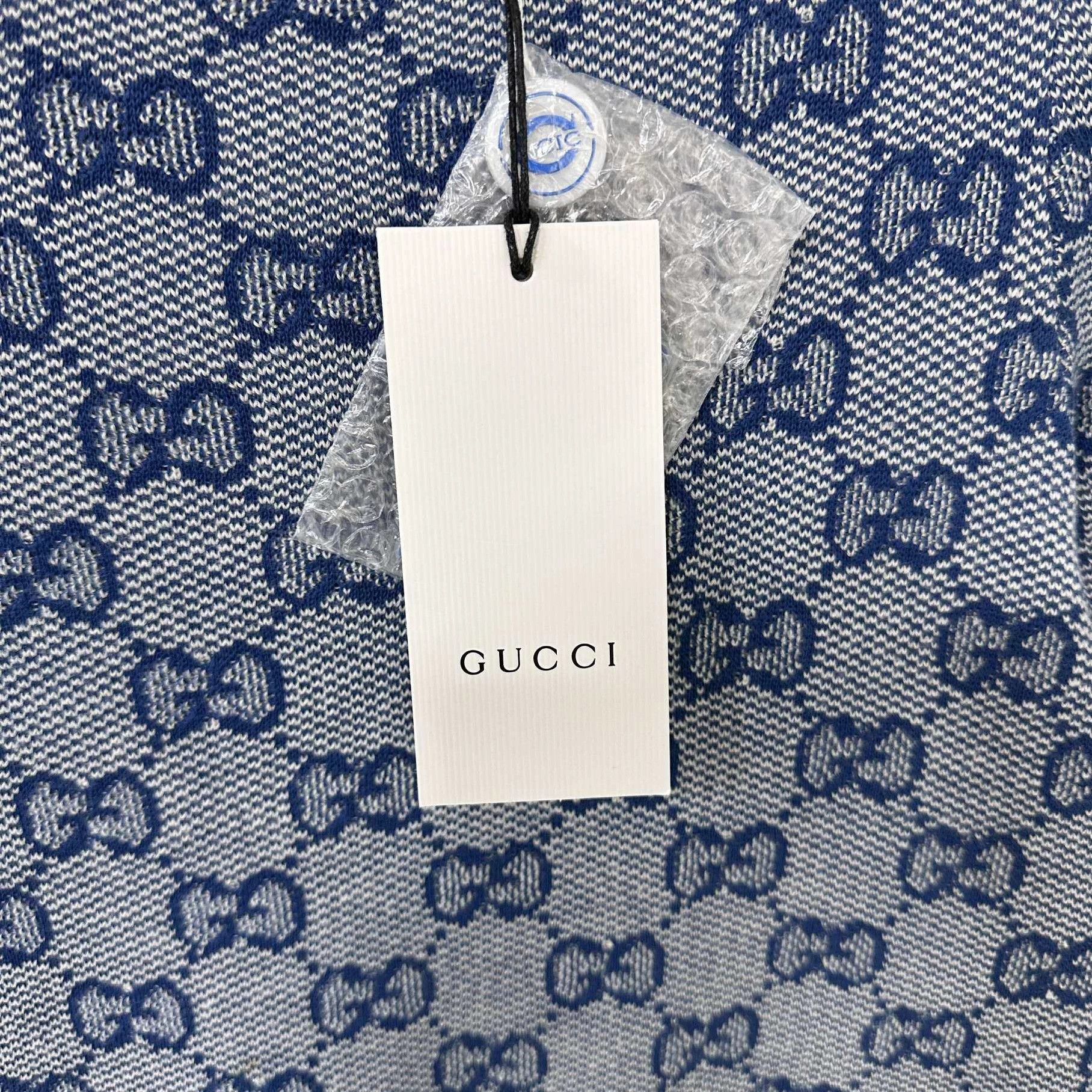 Gucci Gucci blue all-over jacquard knit XXS new dress Size XXS / US 00 / IT 34 - 6 Thumbnail