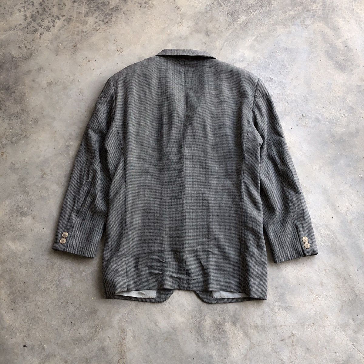 Kenzo KENZO Plaid Design Blazer Size 40R - 3 Thumbnail