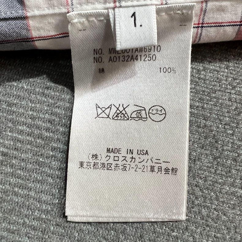 Thom Browne Thom browne Red and white plaid shirt 2503-Nextarrow Size US S / EU 44-46 / 1 - 7 Thumbnail