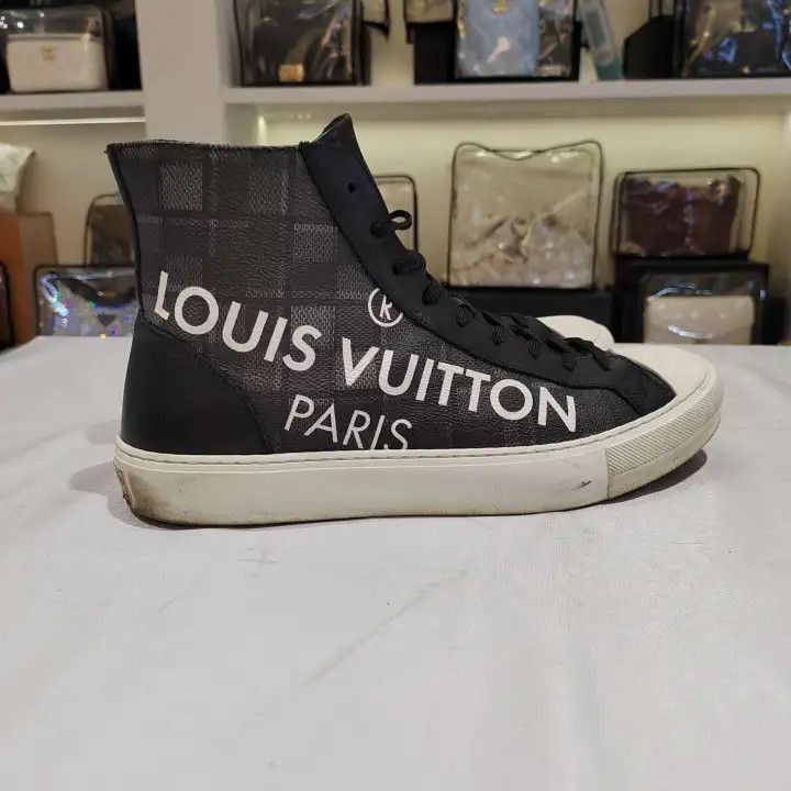 Louis Vuitton Louis Vuitton Tattoo High-Top Fashion Sneakers -2508 Size US 8 / EU 41 - 7 Thumbnail