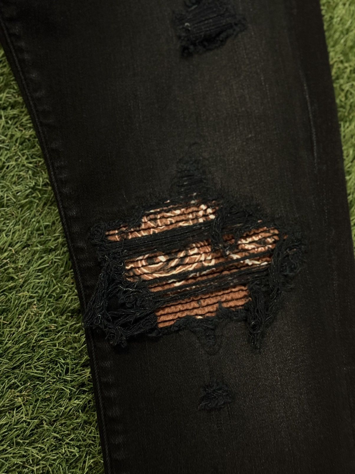 Amiri Amiri MX1 Patch Jeans Black Size 36 Flawless 🧼 Size US 36 / EU 52 - 6 Thumbnail