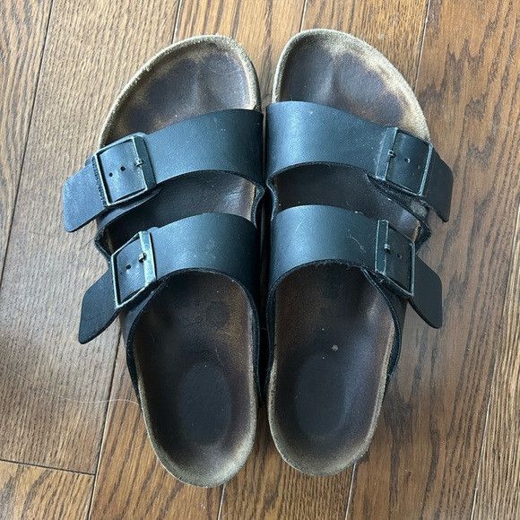 Birkenstock Birkenstock Black Arizona Sandals Size US 9 / IT 39 - 2 Thumbnail