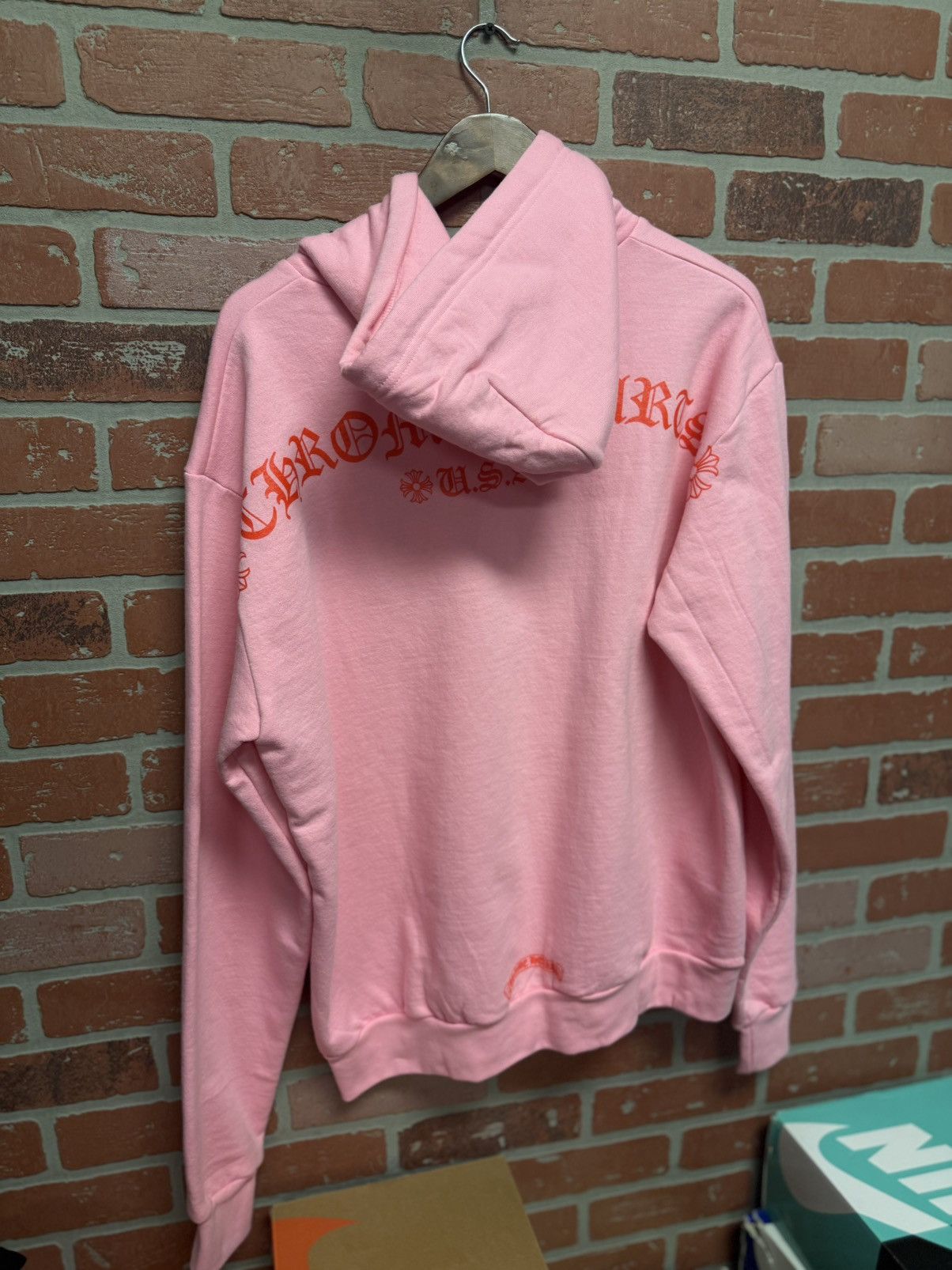 Chrome Hearts Chrome Hearts Pink Pullover Hoodie Size Small Web Exlusive Size US S / EU 44-46 / 1 - 4 Thumbnail