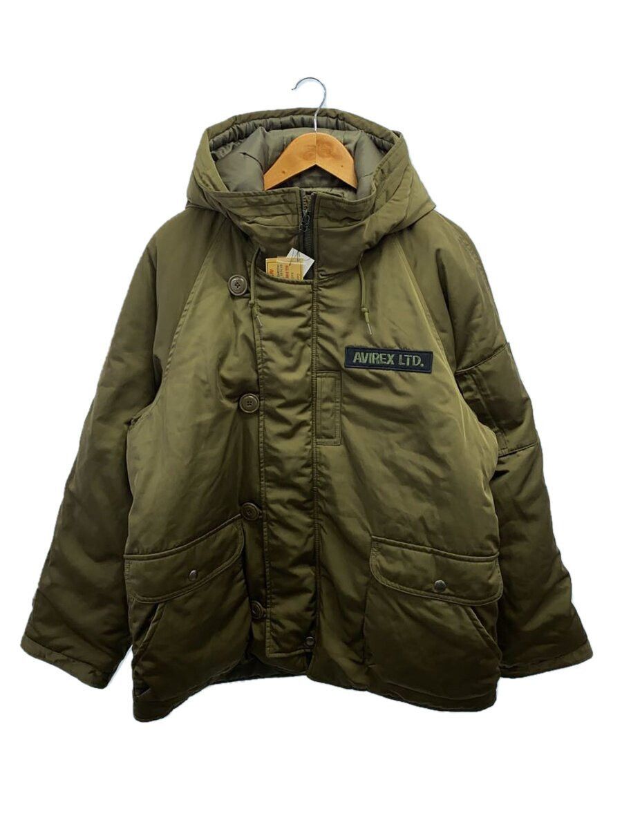 Avirex Avirex Plain Polyester Down Jacket Khaki Size US XL / EU 56 / 4 - 1 Thumbnail