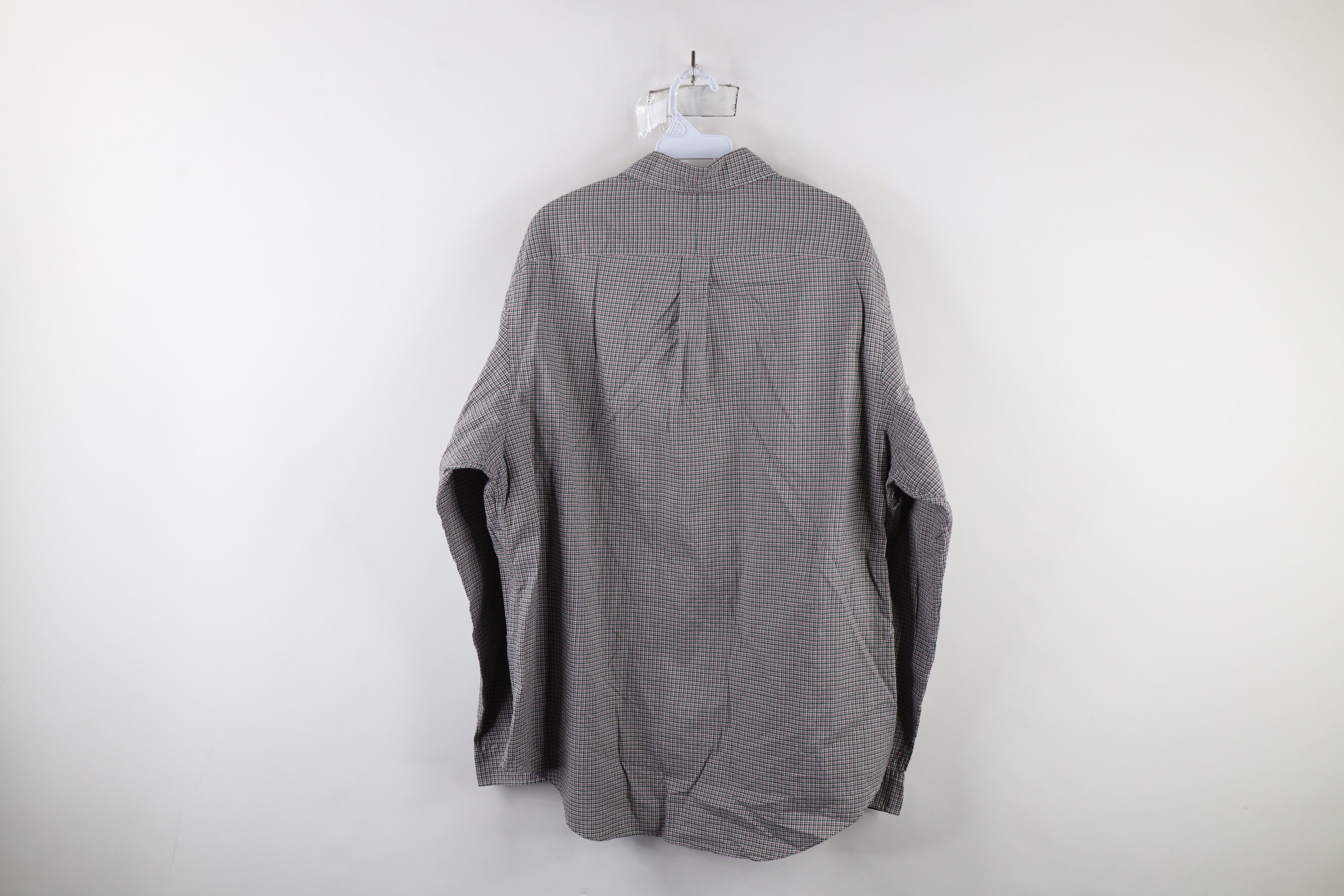 Ralph Lauren × Vintage Vintage Ralph Lauren Plaid Collared Button Down Shirt Cotton Size US XL / EU 56 / 4 - 8 Thumbnail