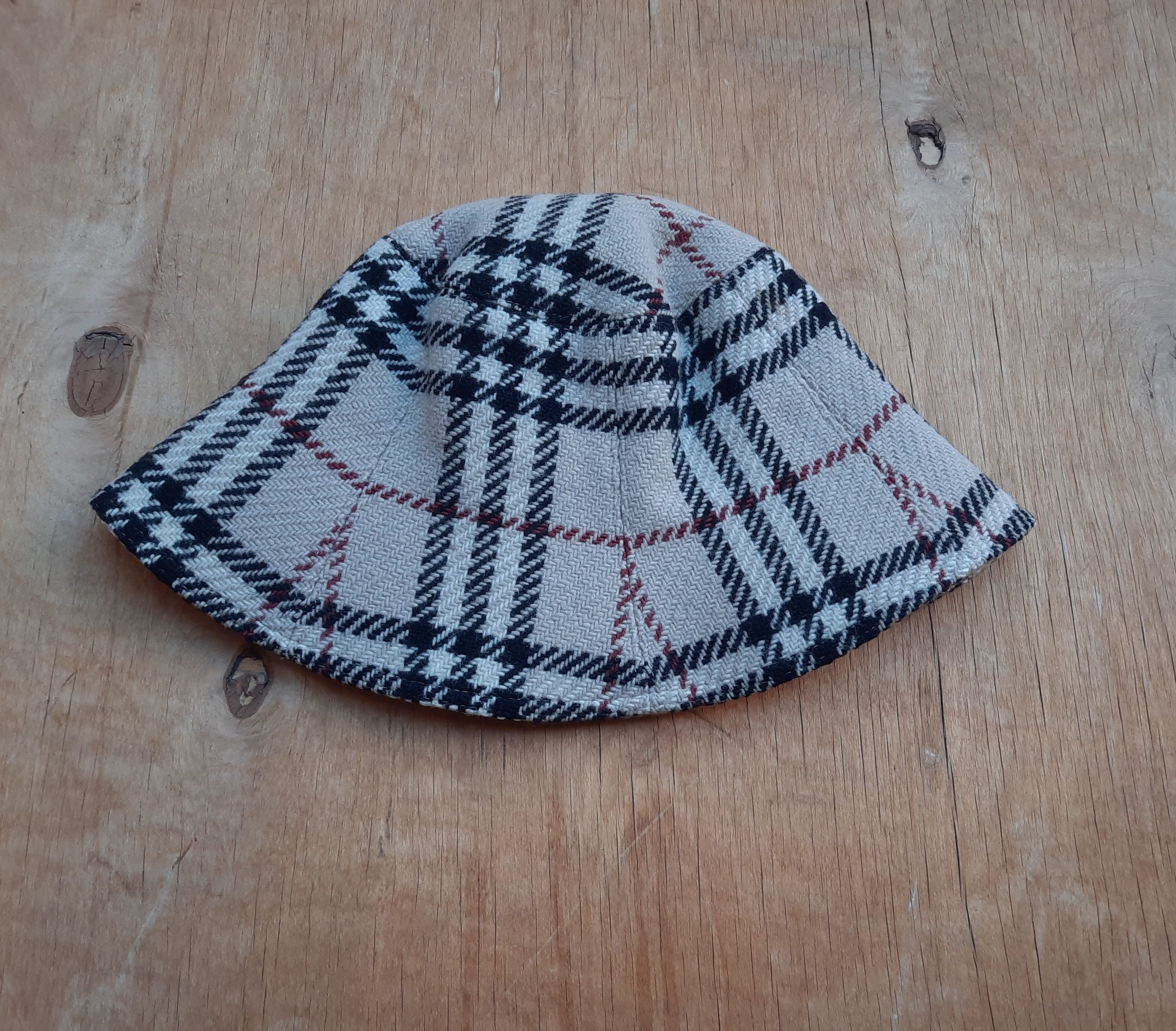 Burberry Burberry London Classic Nova Check Wool Bucket Hat Size ONE SIZE - 5 Thumbnail