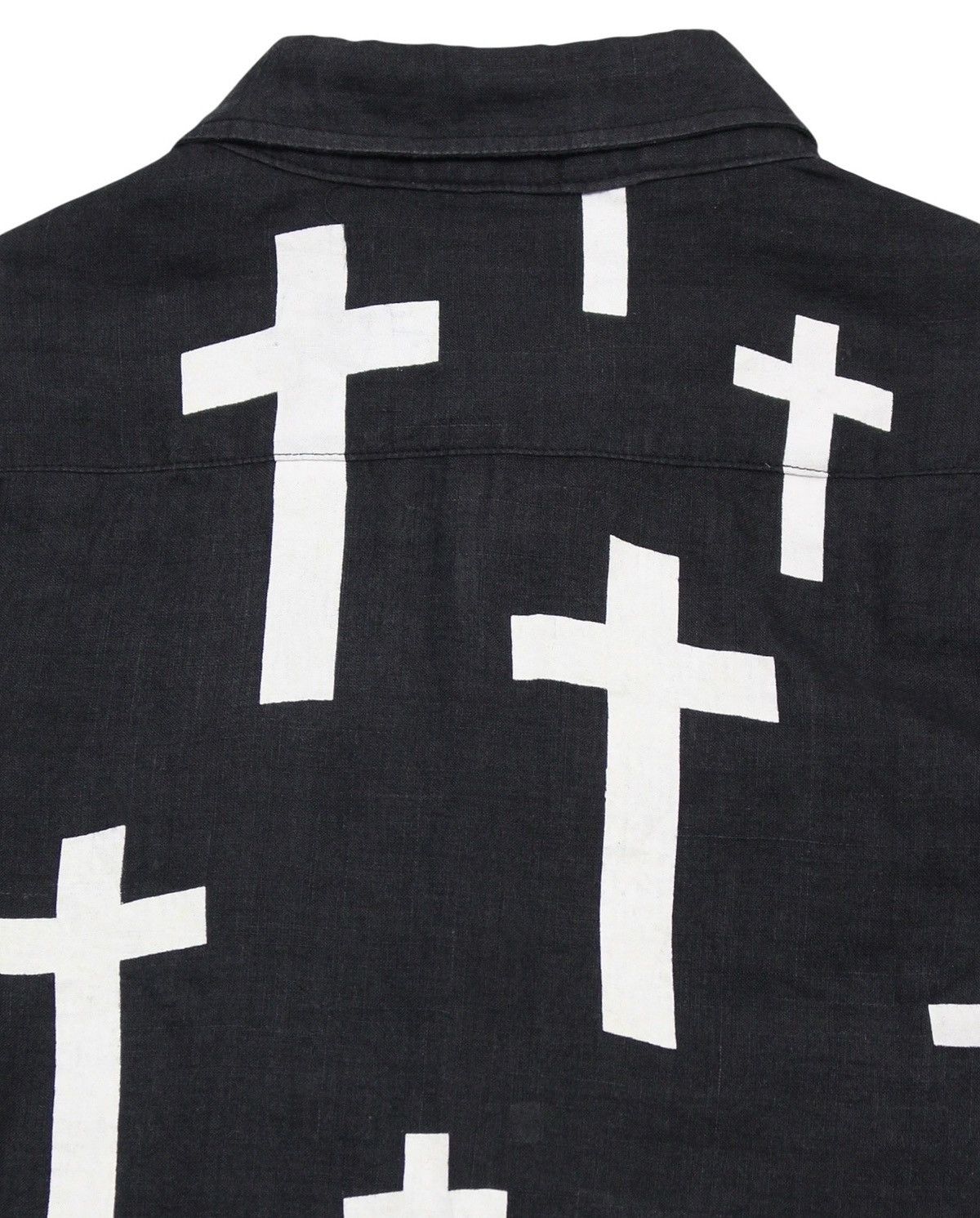 Hysteric Glamour 2010S CORVO CROSS PRINT LINEN SHIRT Size US M / EU 48-50 / 2 - 4 Thumbnail