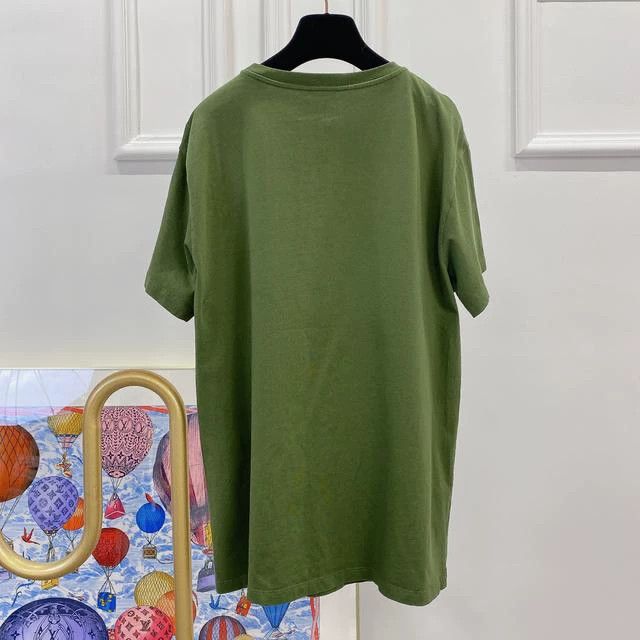 Loewe loewe Dark green logo printShort sleeves 2506-Nextarrow Size US M / EU 48-50 / 2 - 2 Thumbnail