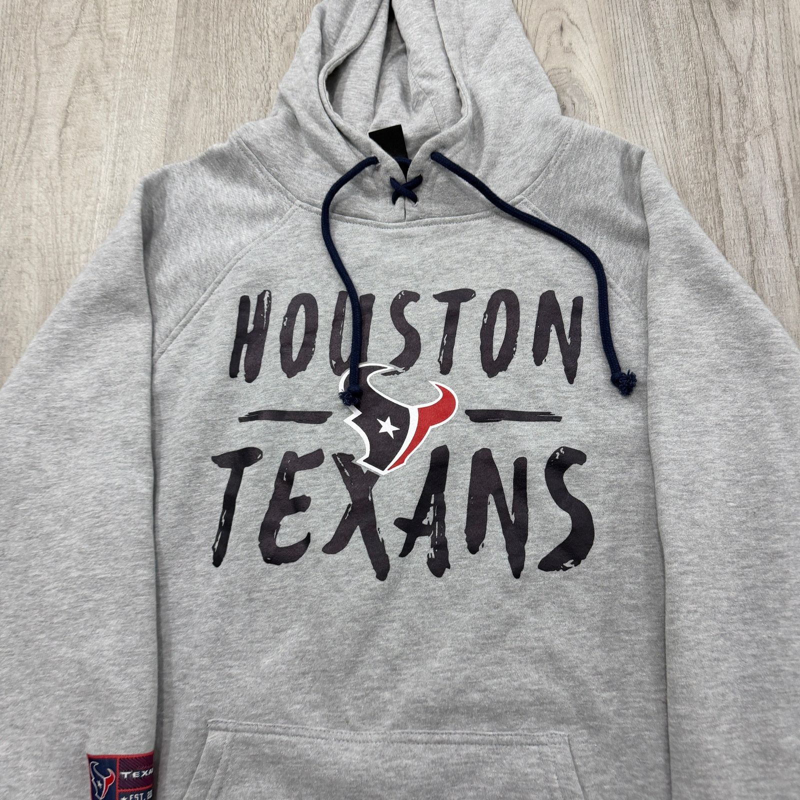 Other Houston Texans Hoodie Men's Large Gray Pullover Sweatshirt Size US L / EU 52-54 / 3 - 3 Thumbnail