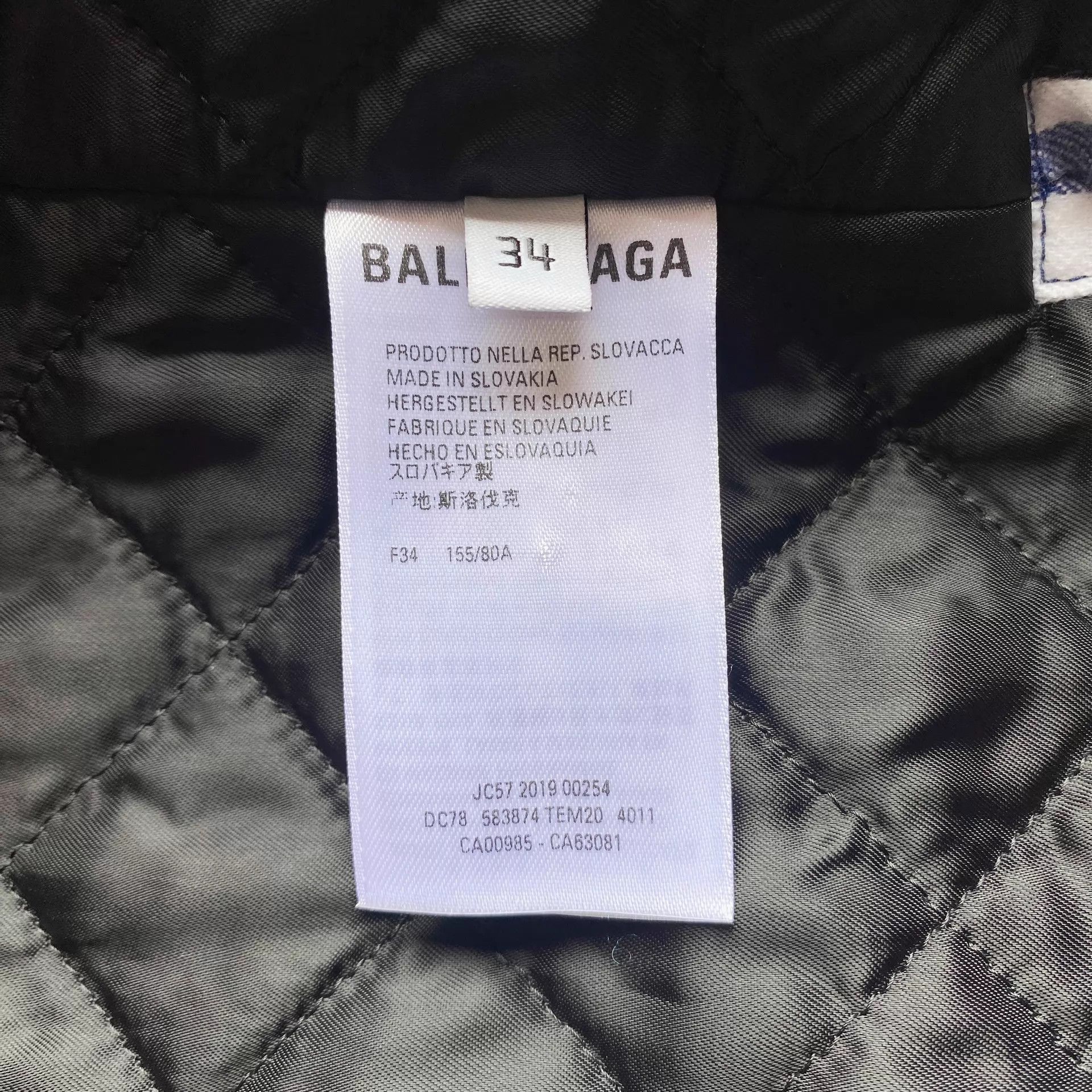Balenciaga Balenciaga White & Blue Check Boxy Shirt Jacket 34 Size XS / US 0-2 / IT 36-38 - 6 Thumbnail