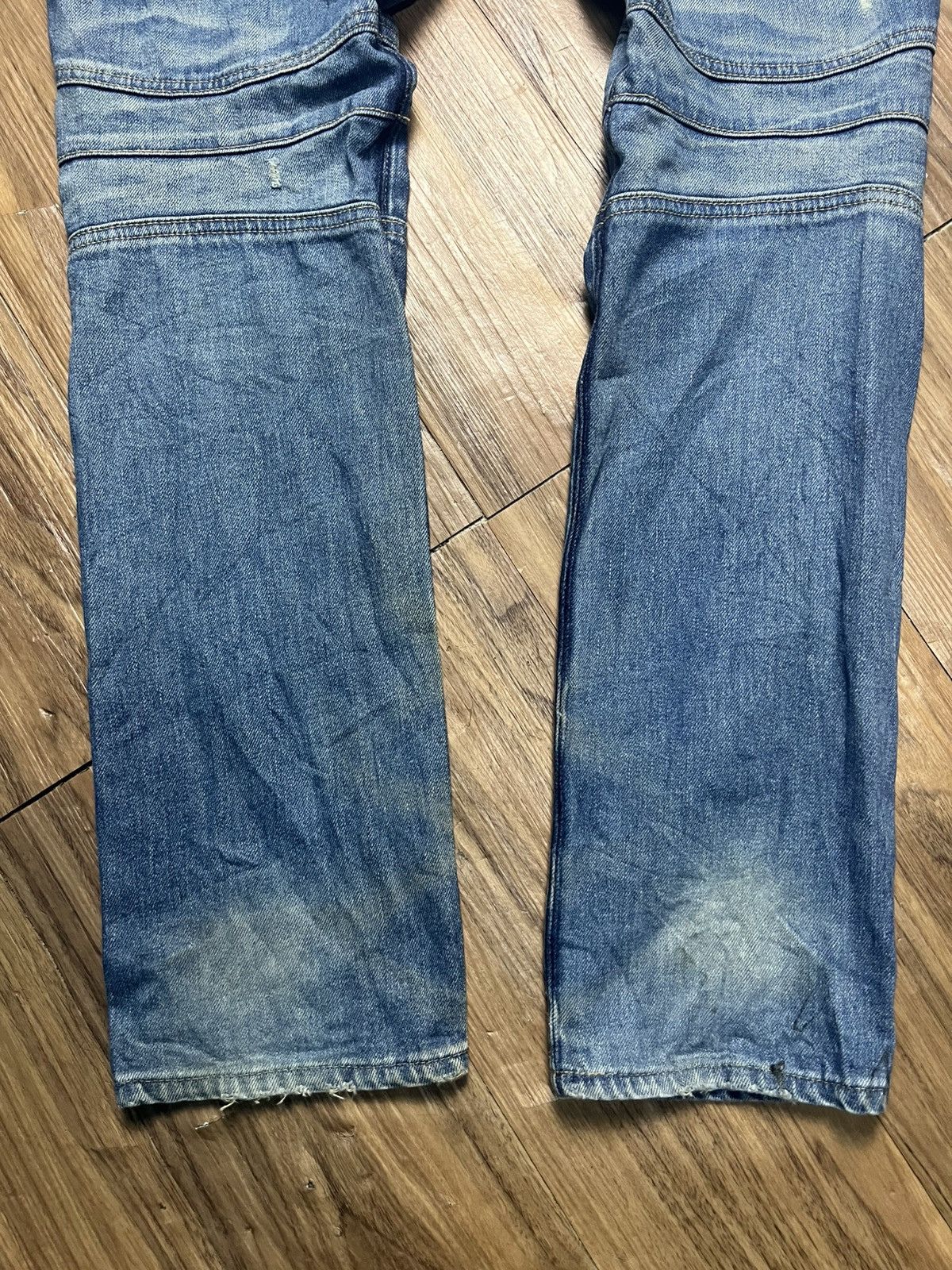 Hysteric Glamour Glamb Tokyo Japan Biker Distressed Patchwork Denim Jeans(42) Size US 35 - 16 Thumbnail