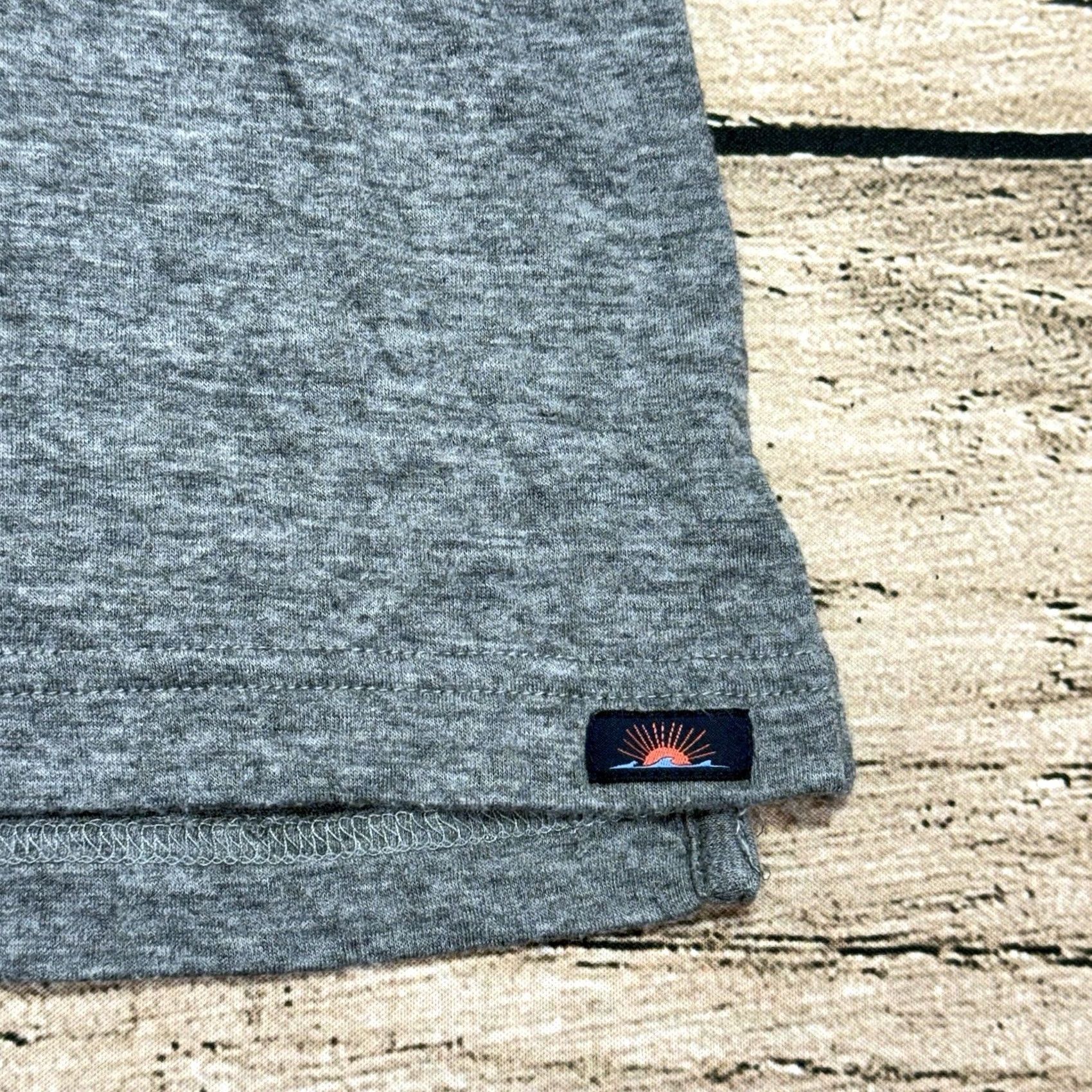Faherty Faherty Polo Shirt Mens Small Gray Cloud Cotton Soft Pima Modal Lightweight Regular Short Sleeve Button Collar Cotton Size US S / EU 44-46 / 1 - 4 Thumbnail