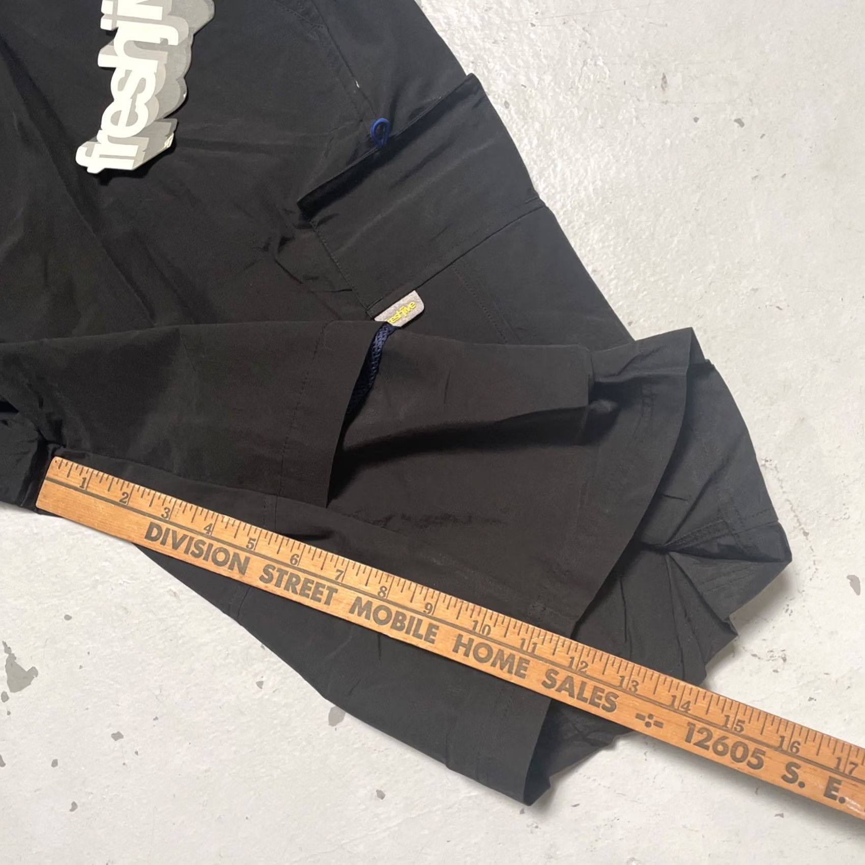 Freshjive VINTAGE Freshjive Nylon Shorts Windbreaker 1990s Y2K Skate Streetwear NWT L Black Mens Size US 33 - 4 Thumbnail