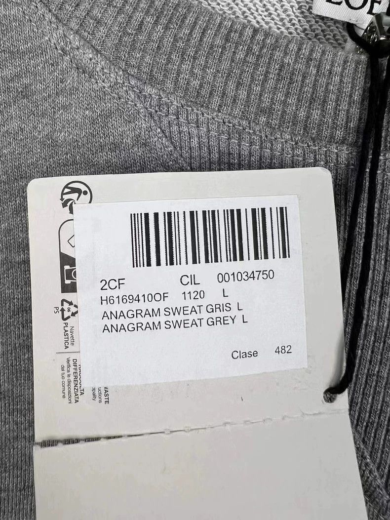 Loewe loewe Embroidered sweatshirt with a big logo 2504-Nextarrow Size US L / EU 52-54 / 3 - 6 Thumbnail