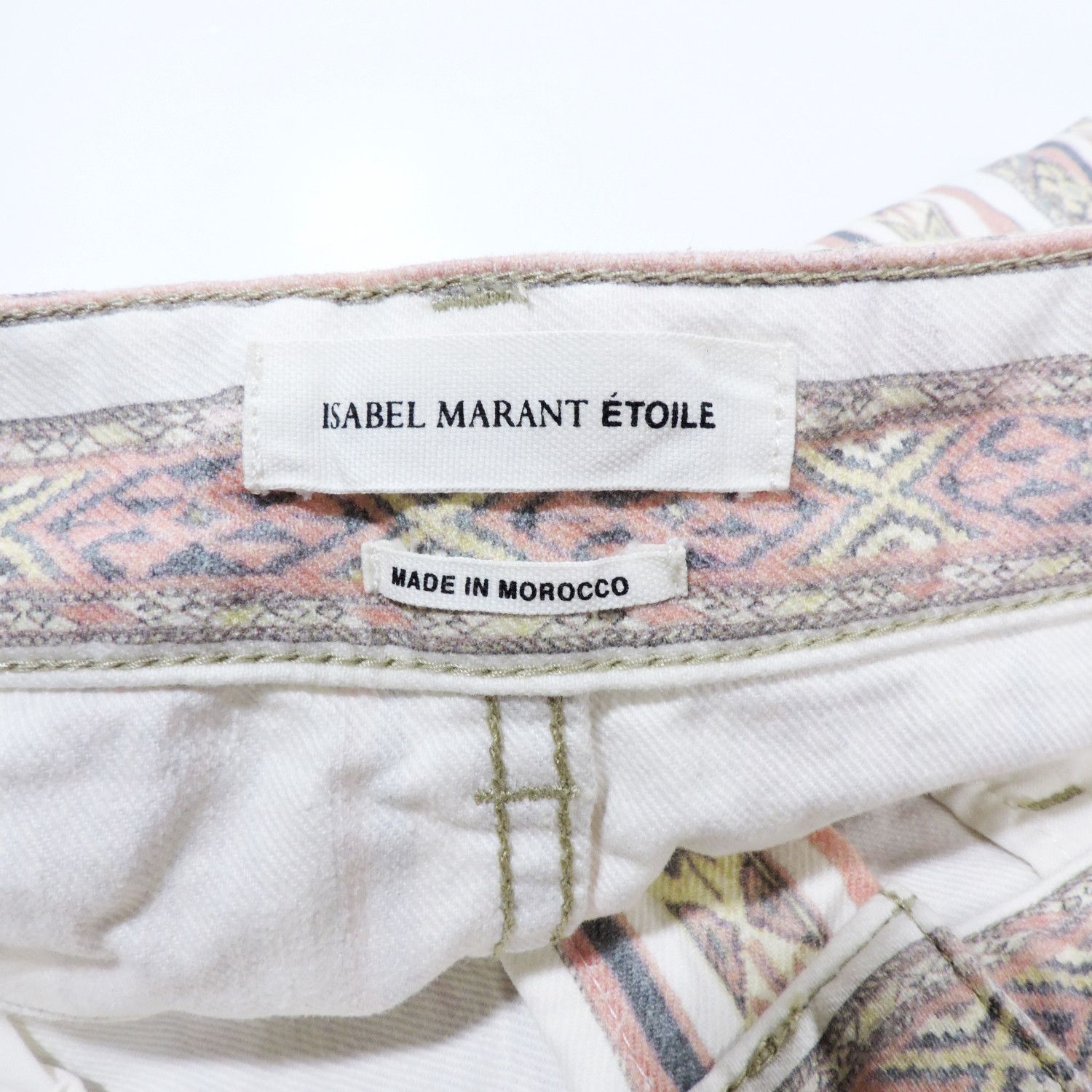 Isabel Marant ISABEL MARANT ÉTOILE ETHNIC BOHO STRIPED PATTERN LONG PANTS Size 27" / US 4 / IT 40 - 3 Thumbnail