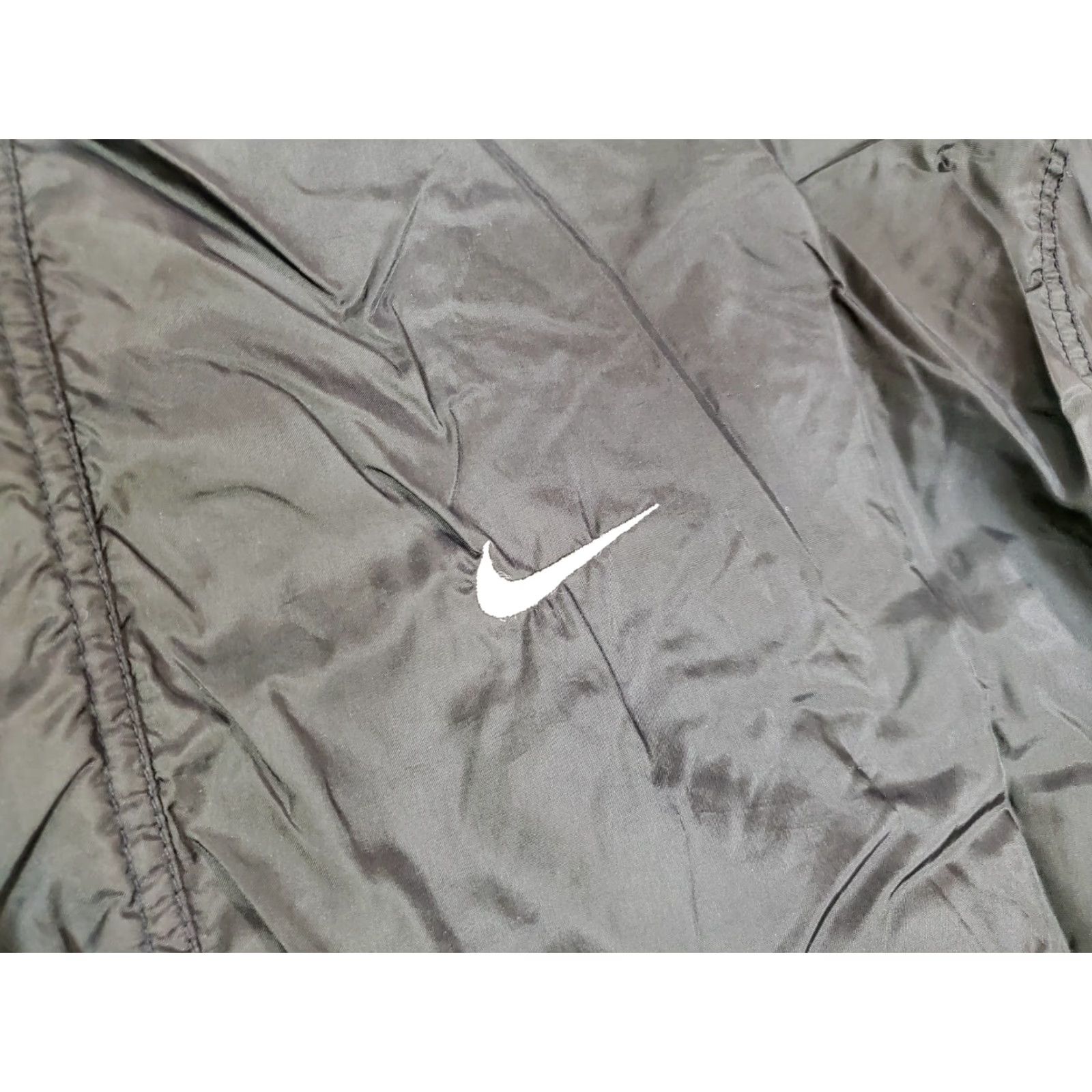 Nike VINTAGE Nike Jacket Mens 2XL Black Windbreaker Coat Lined Full Zip Logo 90s Size US XXL / EU 58 / 5 - 3 Thumbnail