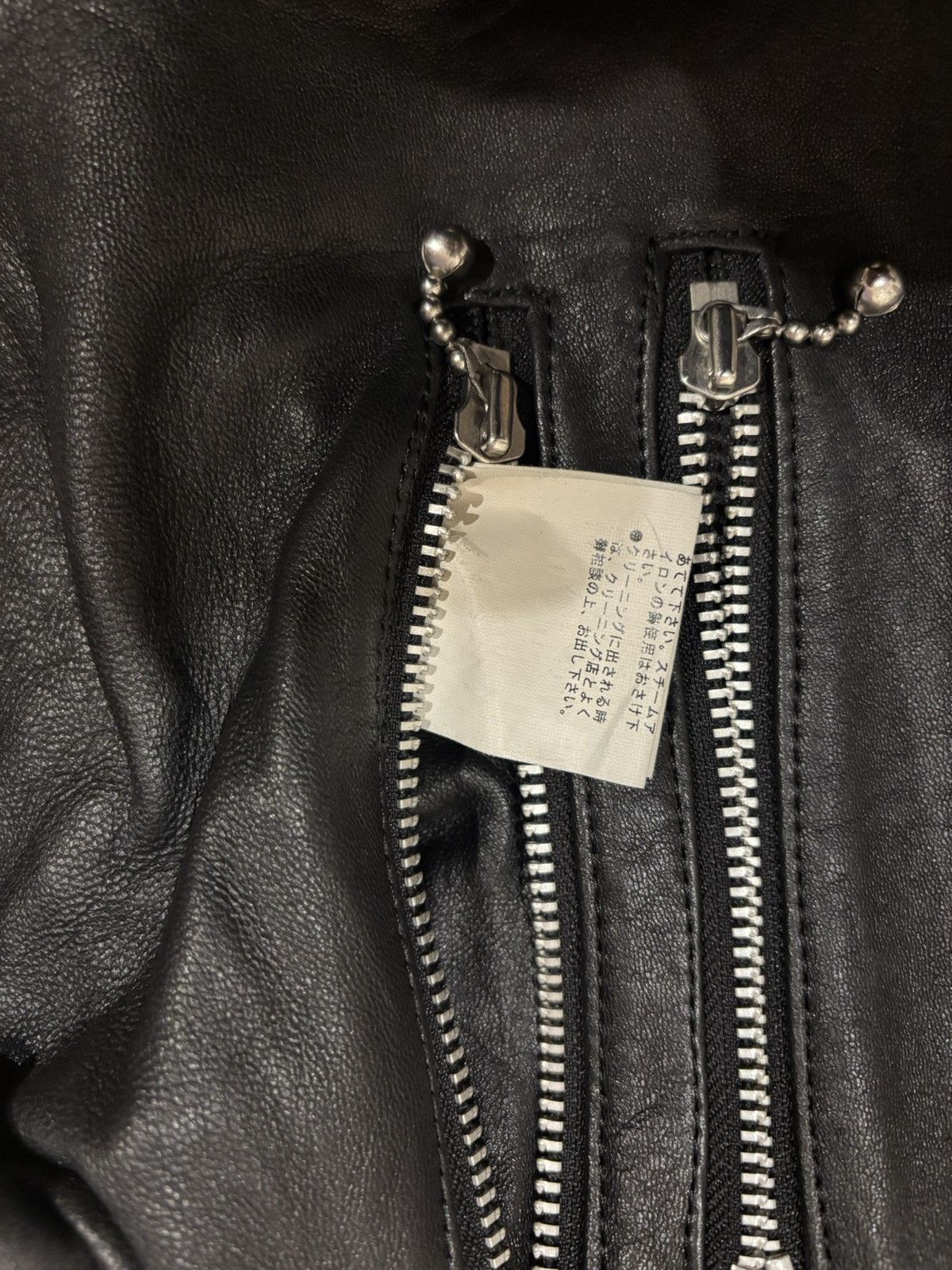 Undercover Undercover AW03 ‘Paper Doll’ Sheepskin Riders Leather Jacket Size US M / EU 48-50 / 2 - 14 Thumbnail